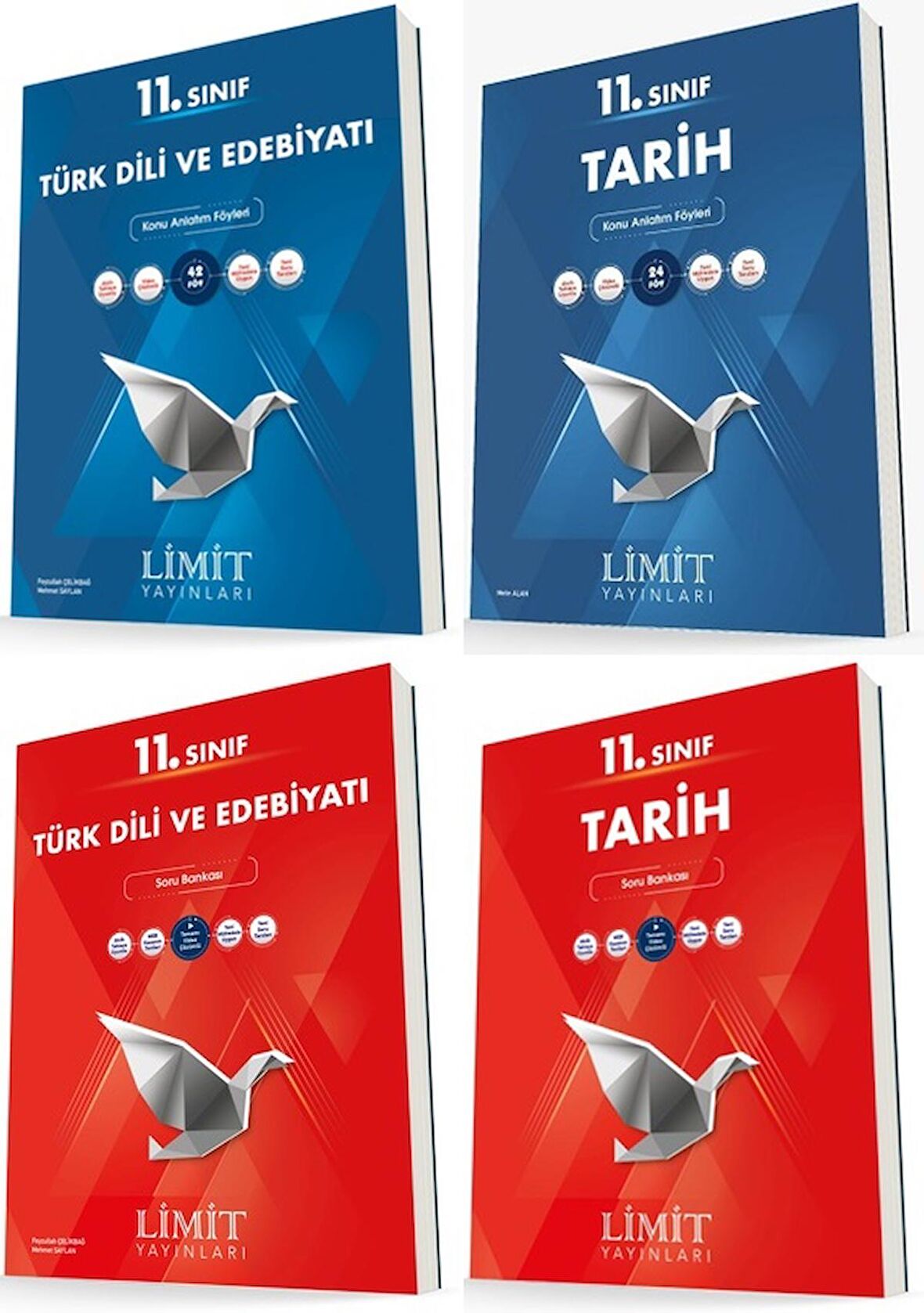 Limit 11. Sınıf Edebiyat + Tarih Konu + Soru Seti 4 Kitap 2023