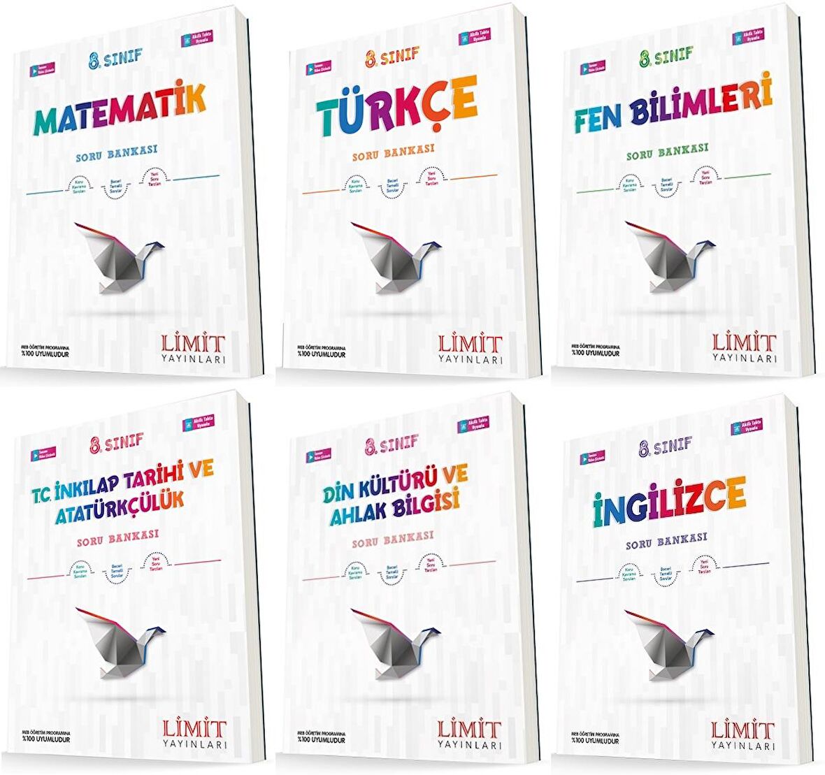 Limit 8. Sınıf Soru Bankası Seti Tam Set 6 Kitap 2023