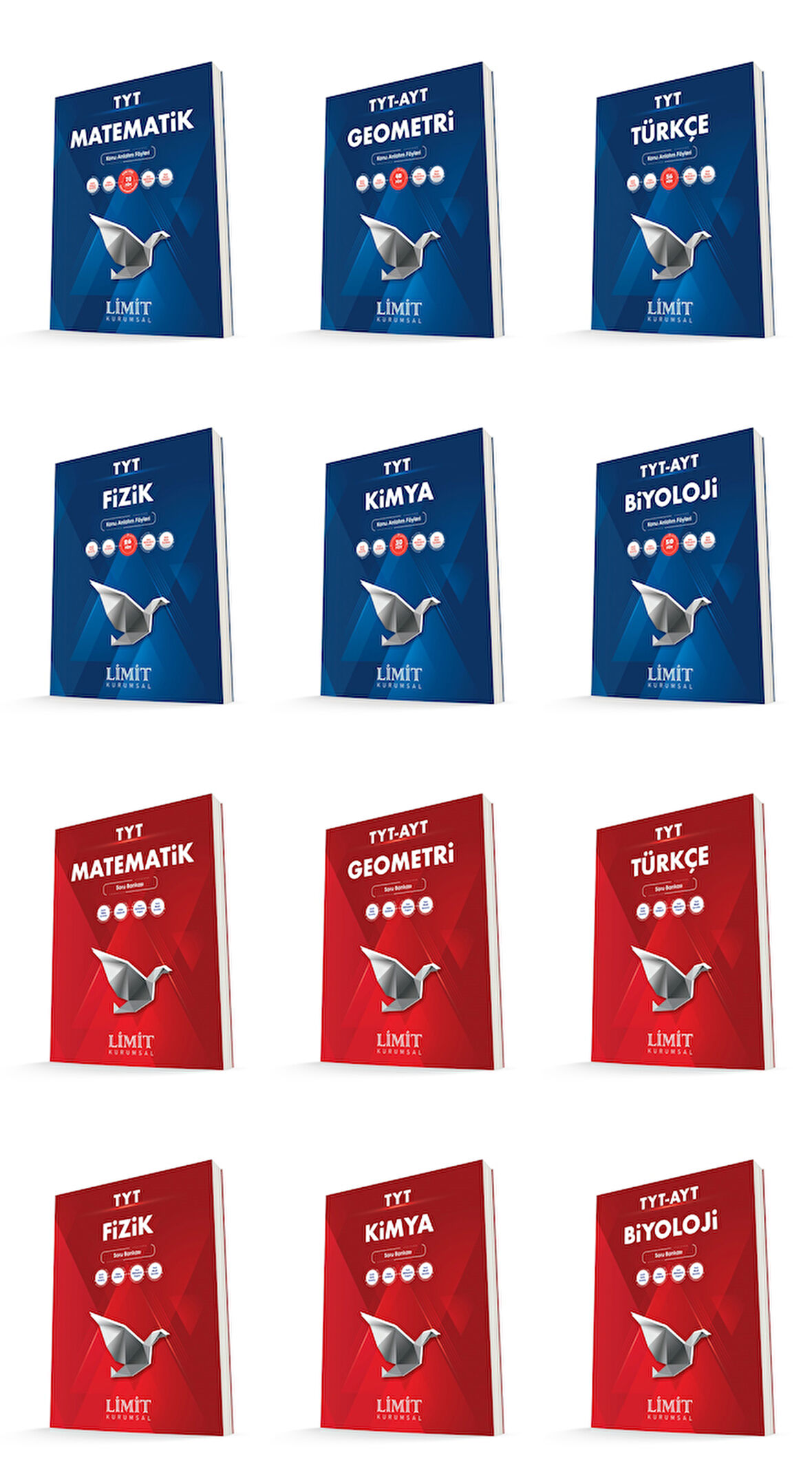 Limit Kurumsal Tyt Sayısal Konu Anlatım Föyleri + Soru Seti 12 Kitap