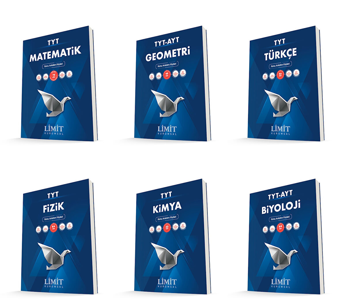 Limit Kurumsal Tyt Sayısal Konu Anlatım Föyleri Seti 6 Kitap