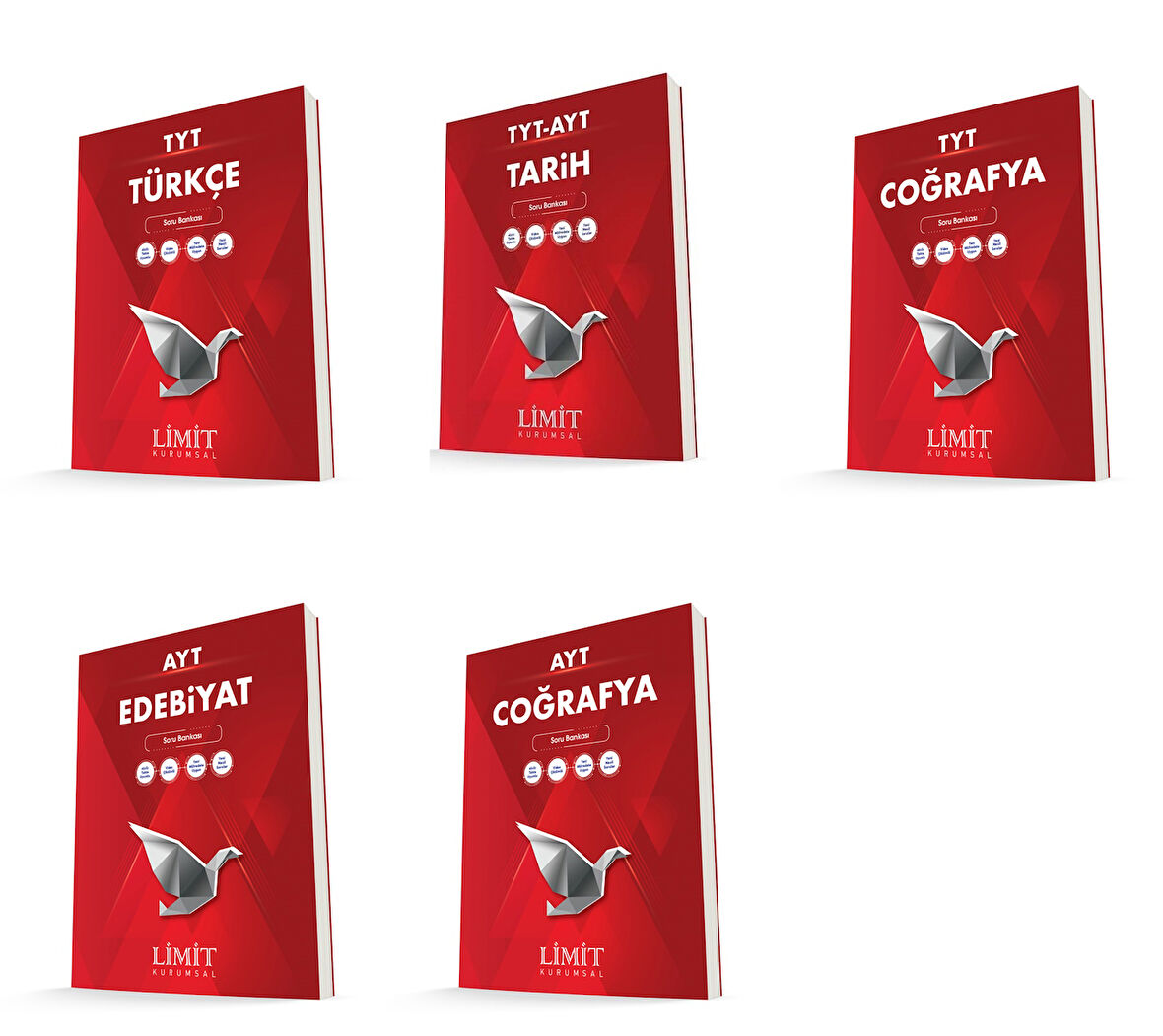 Limit Kurumsal Tyt Ayt Eşit Ağırlık Soru Bankası Seti 5 Kitap