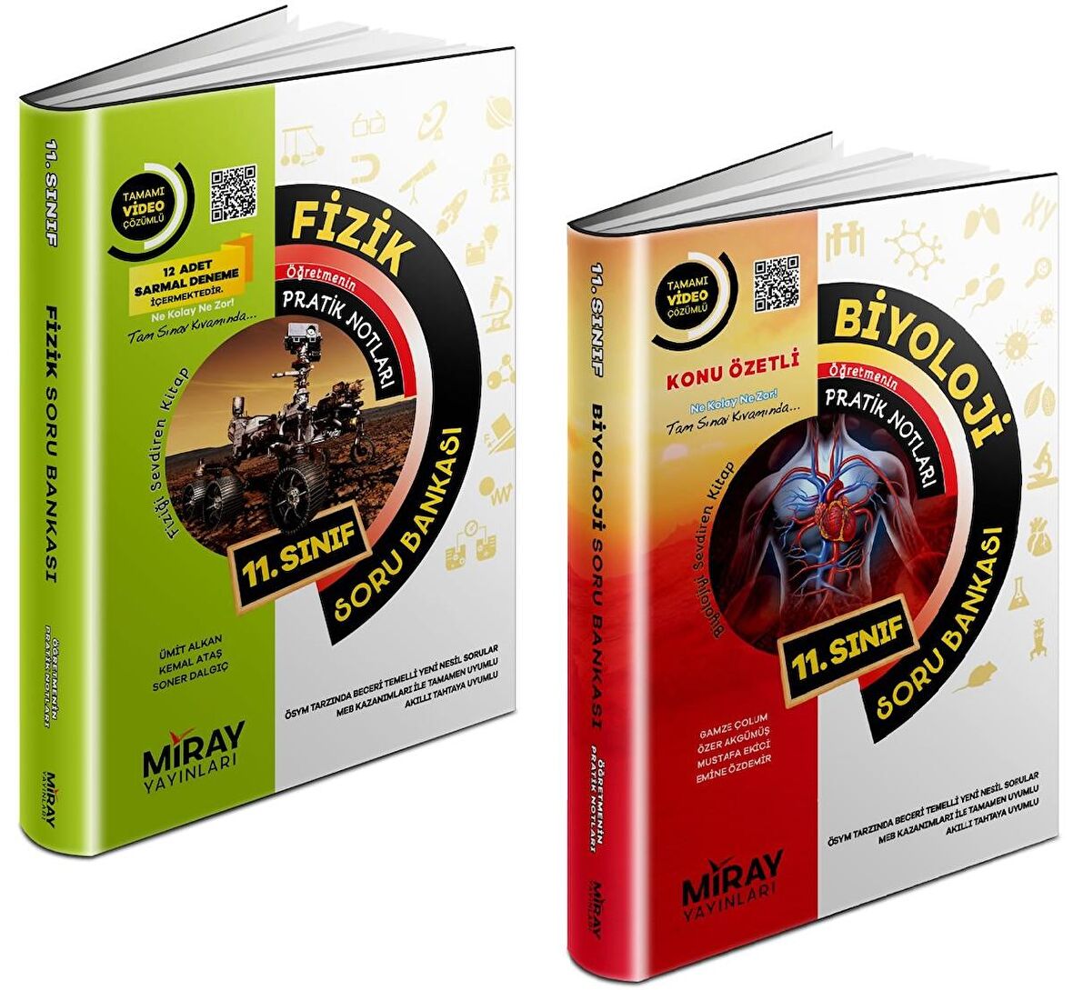 Miray 11. Sınıf Fizik + Biyoloji Soru Seti 2 Kitap 2023