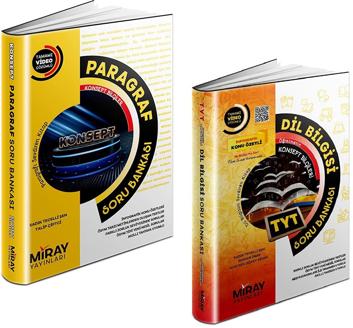 Miray Tyt Paragraf + Dil Bilgisi Soru Bankası Seti 2 Kitap 2023