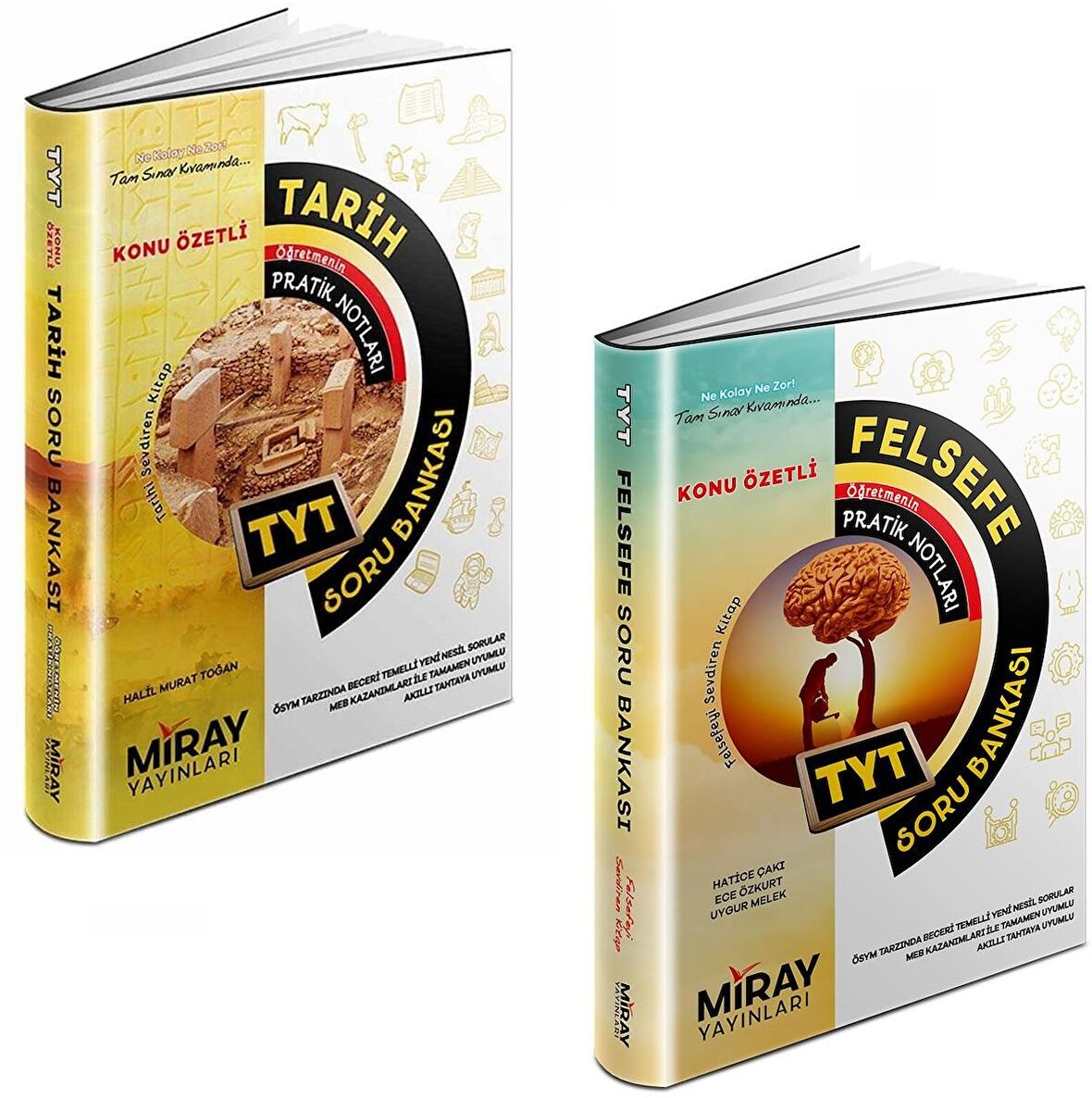 Miray Tyt Tarih + Felsefe Soru Bankası Seti 2 Kitap 2023