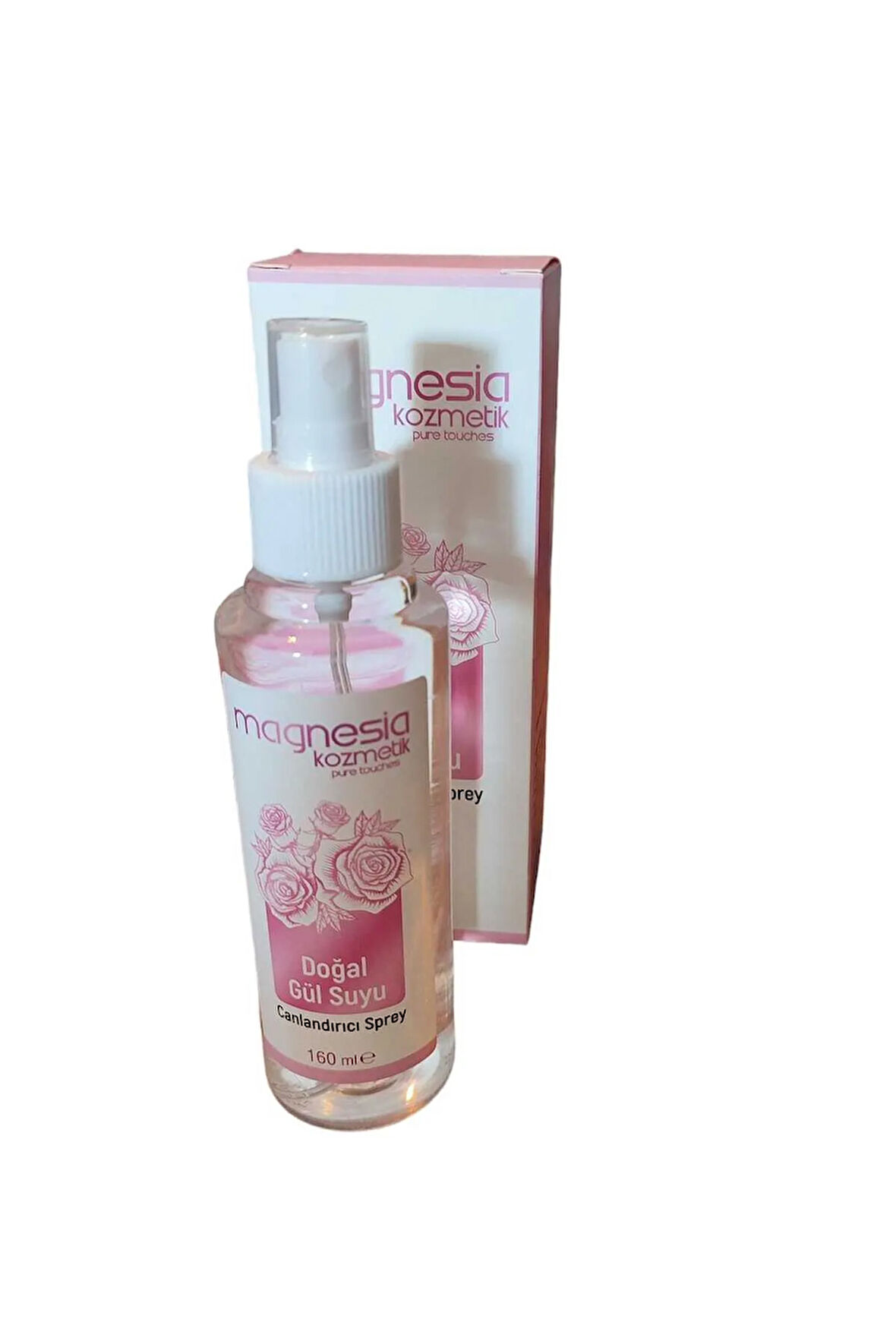 Doğal Gül Suyu Yüz Temizleme ve Canlandırıcı Sprey 160 ML
