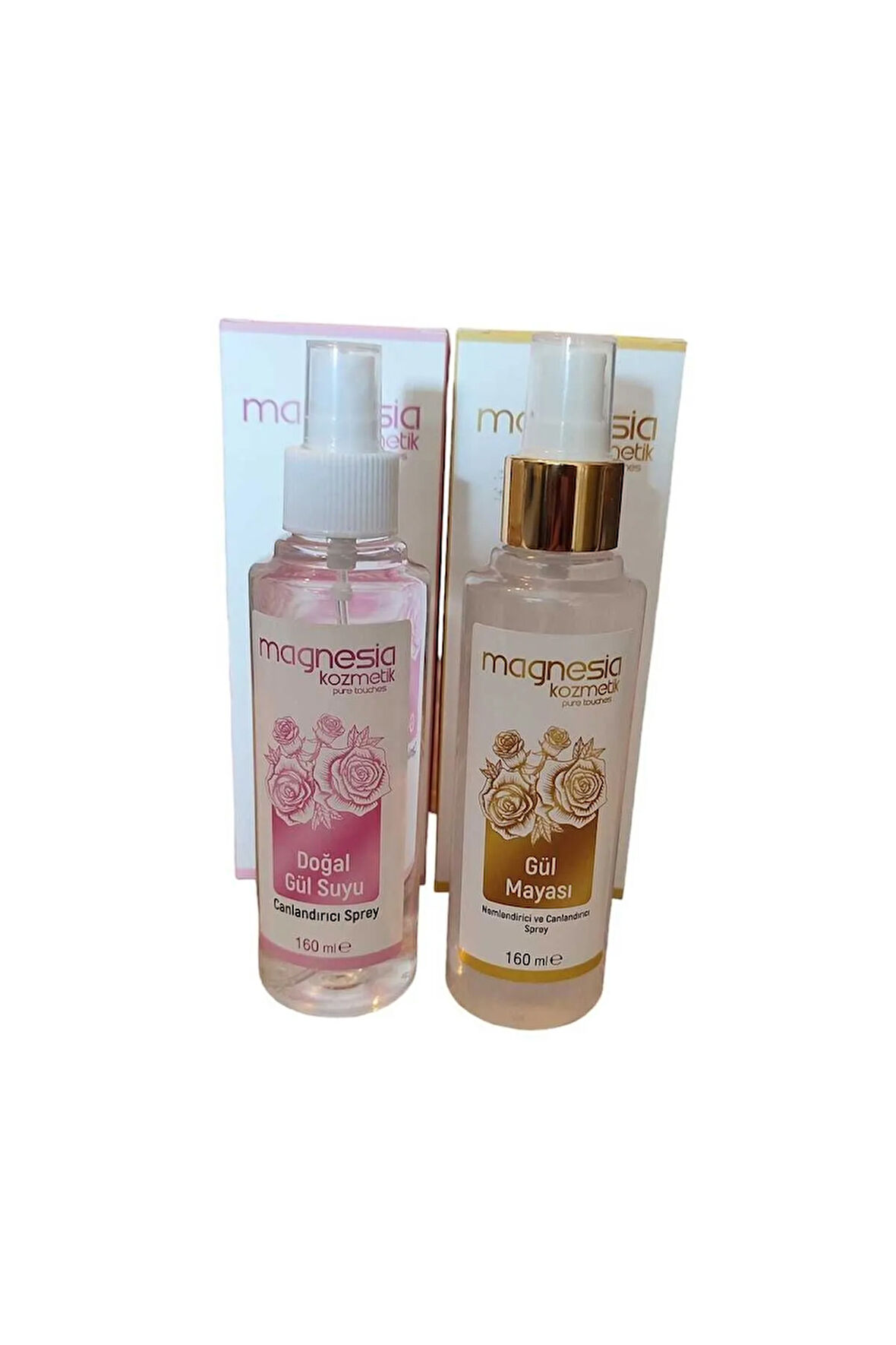 Gül Mayası ve Doğal Gül Suyu 160 ML İkili Set