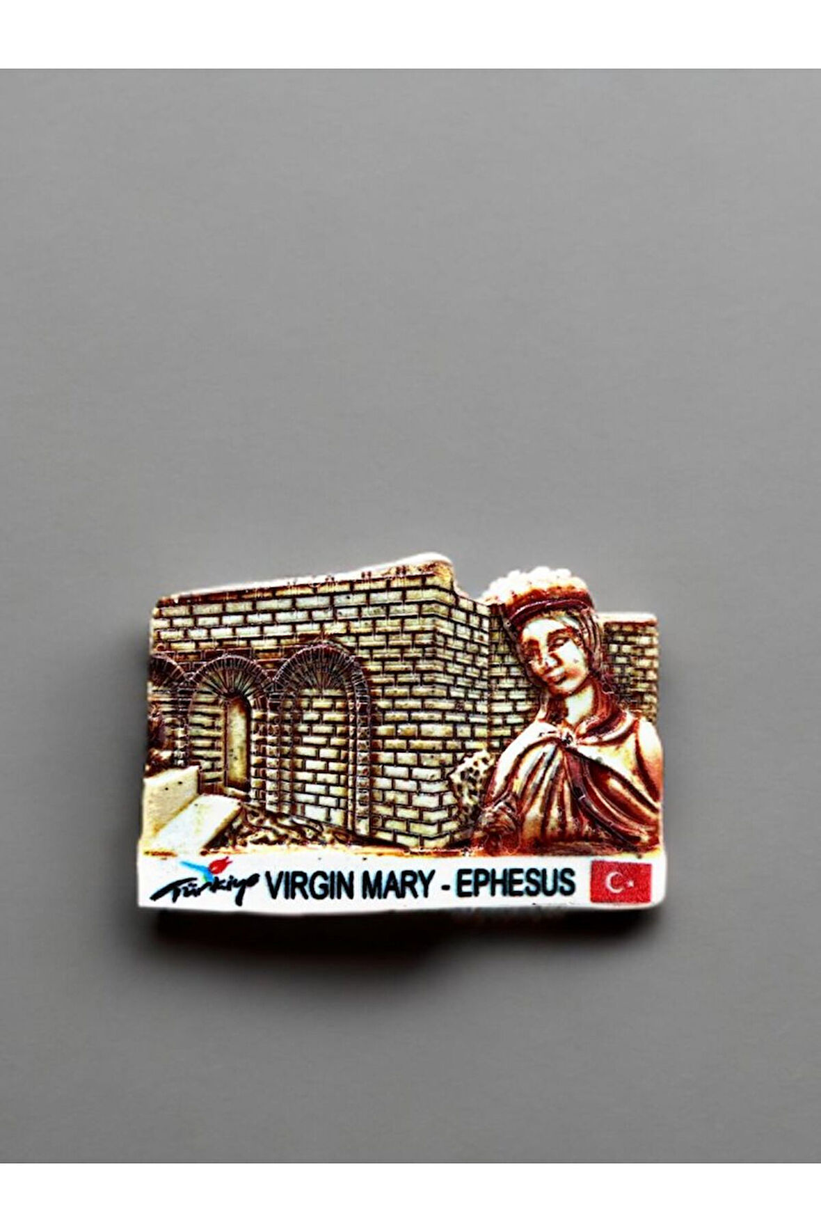 EPHESUS (EFES) Temalı Polyester Magnet. 7cm x 5cm.