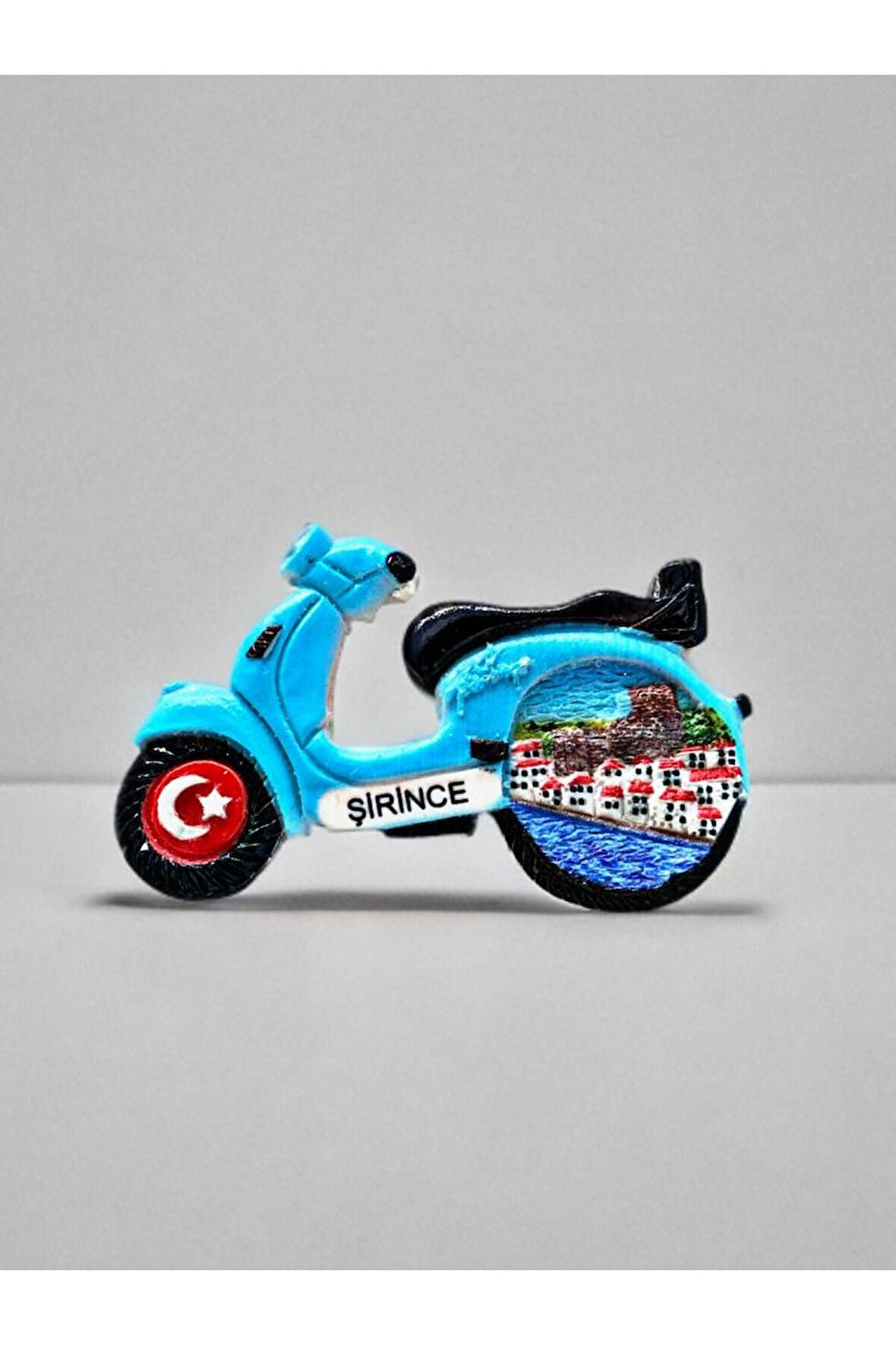 ŞİRİNCE Temalı Kabartmalı Polyester Magnet 9cm x 5,5cm. Mavi