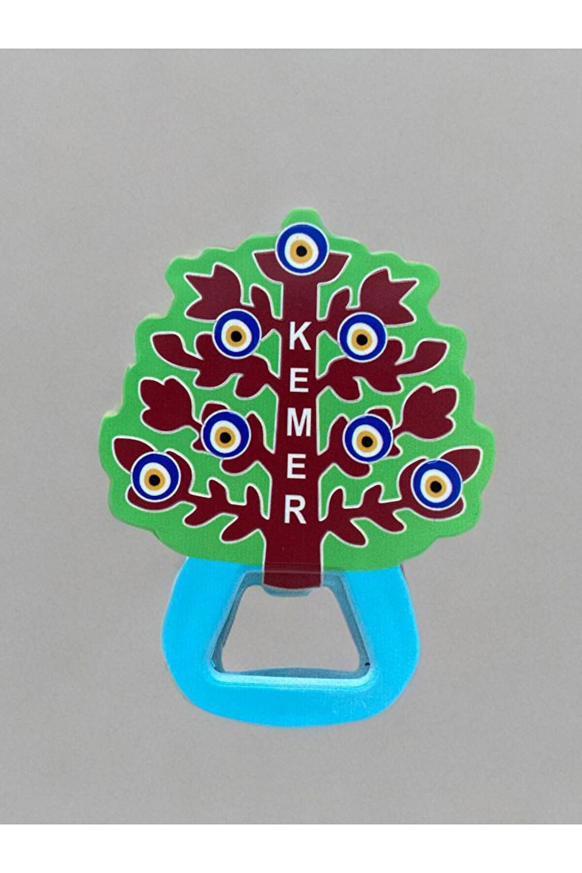 KEMER Temalı Buzdolabı Süsü Magnet Şişe Açacağı 8cm x 10cm