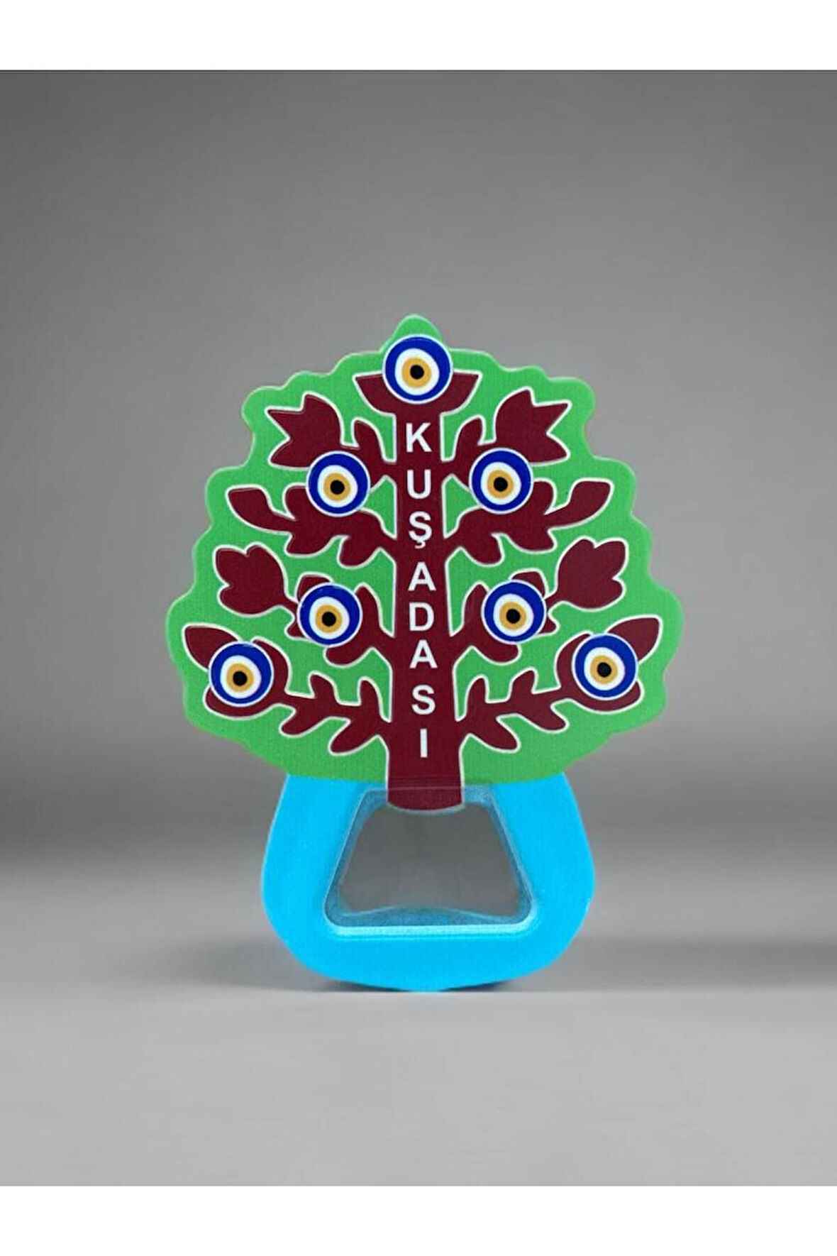KUŞADASI Temalı Buzdolabı Süsü Magnet Şişe Açacağı 8cm x 10cm