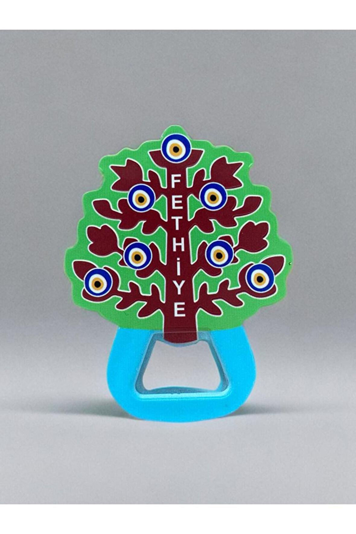 FETHİYE Temalı Buzdolabı Süsü Magnet Şişe Açacağı 8cm x 10cm