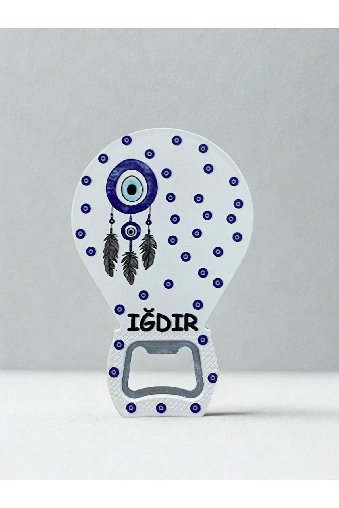 IĞDIR Temalı Nazar Baskılı Magnet Şişe Açacağı Buzdolabı Süsü