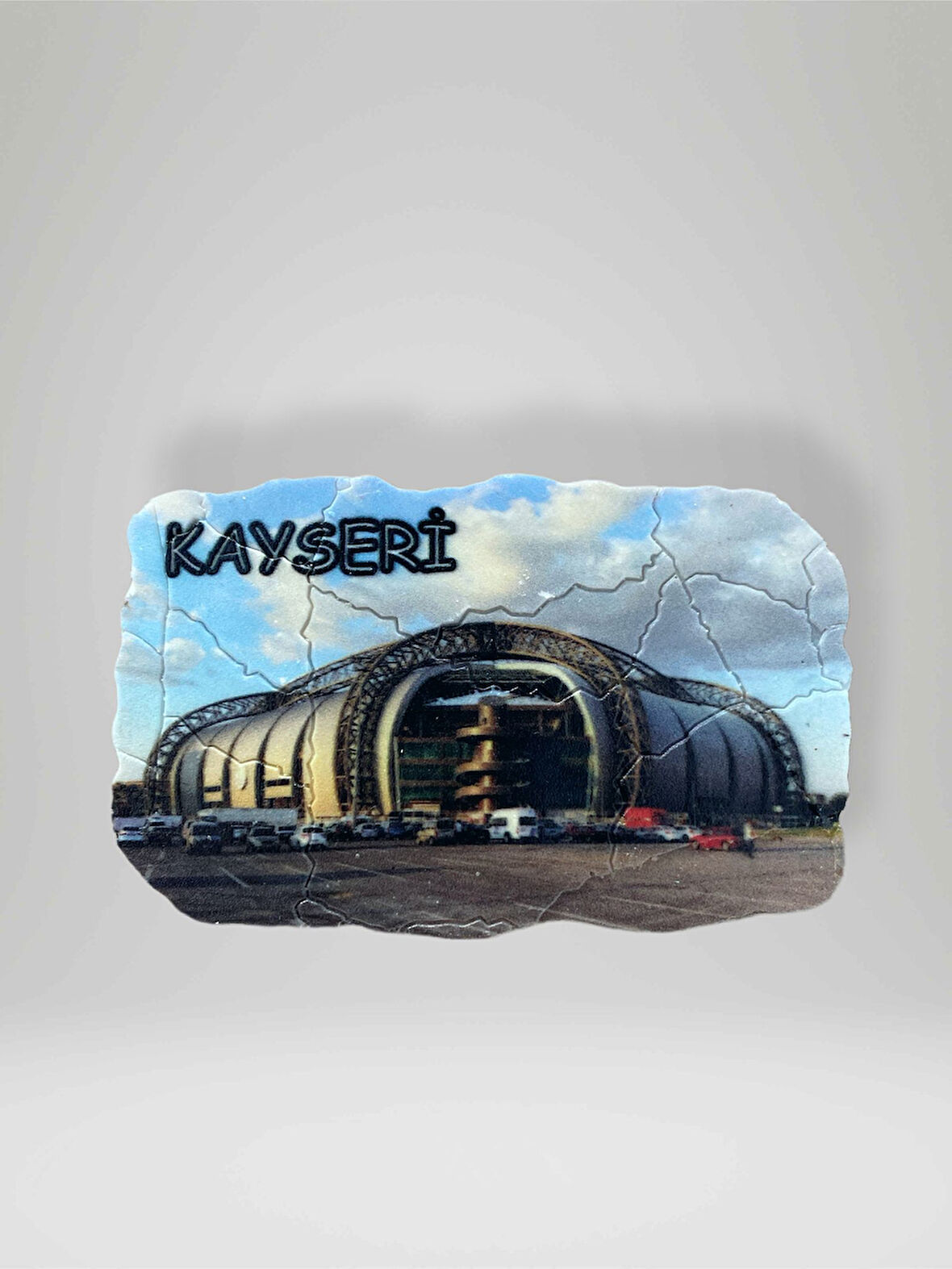 KAYSERİ Temalı Çatlatma Eskitme Buzdolabı süsü Magnet