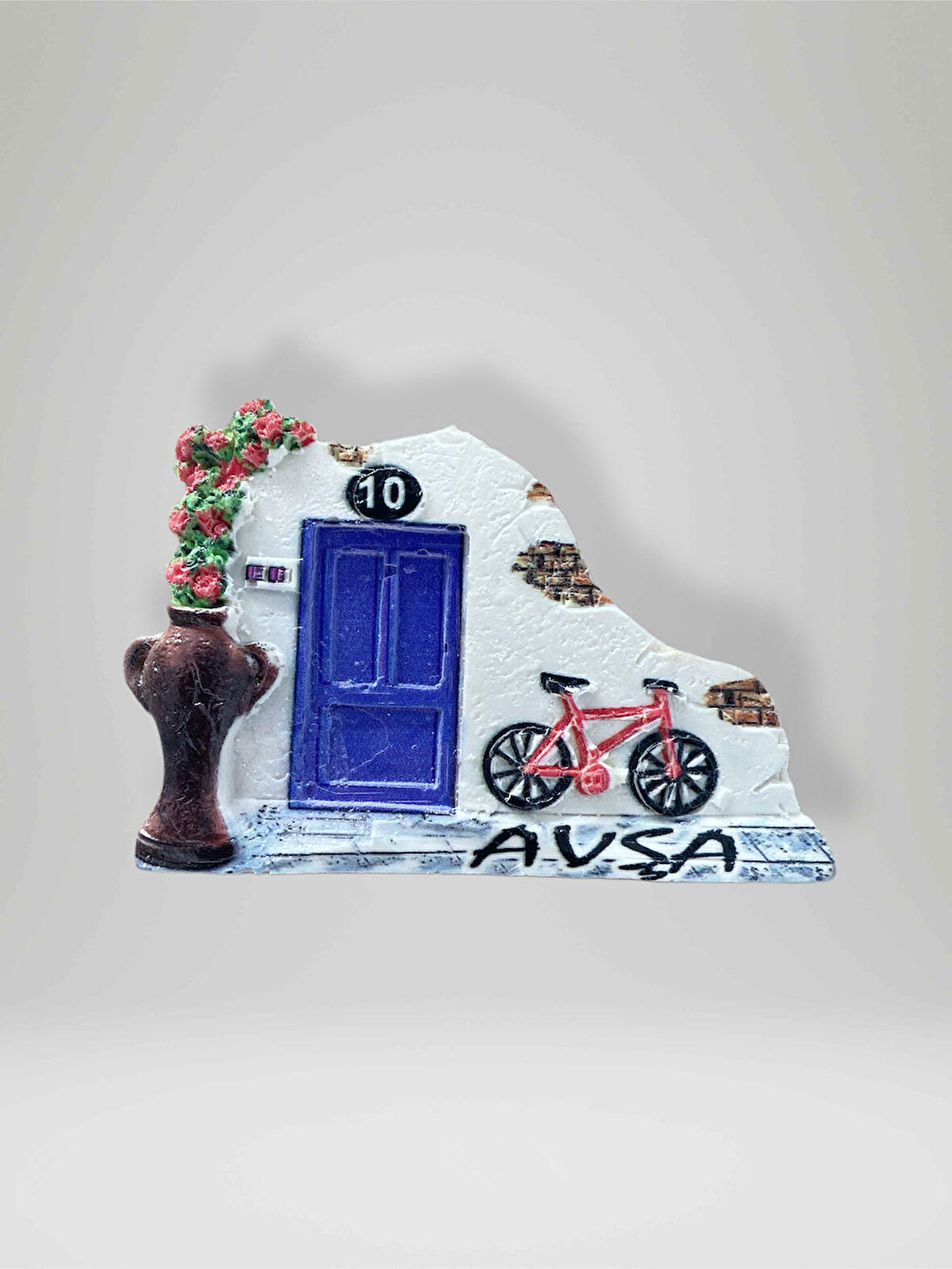 AVŞA Temalı Polyester Magnet Buzdolabı Süsü