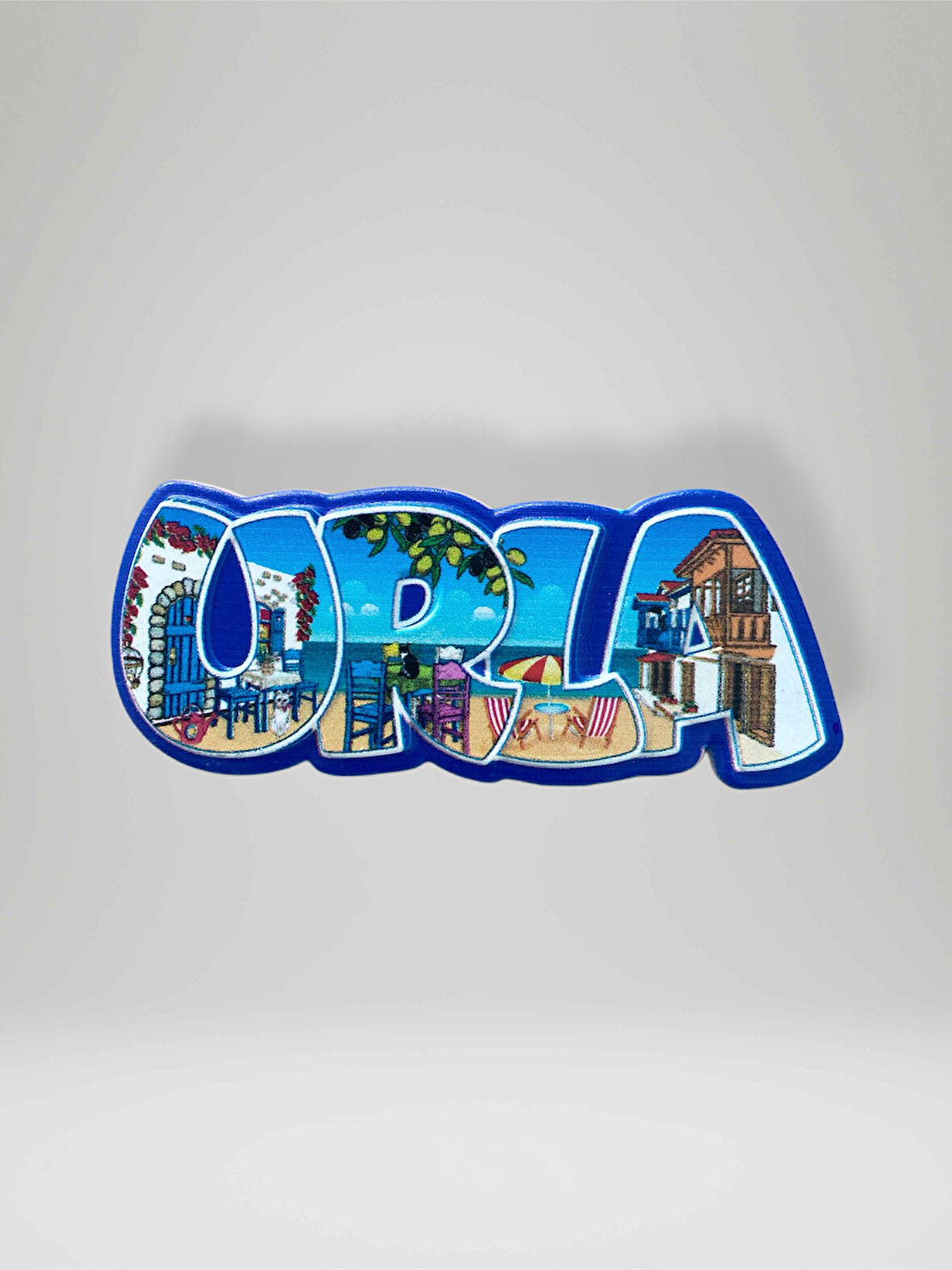 URLA Temalı Kabartmalı Polyester Magnet Buzdolabı Süsü