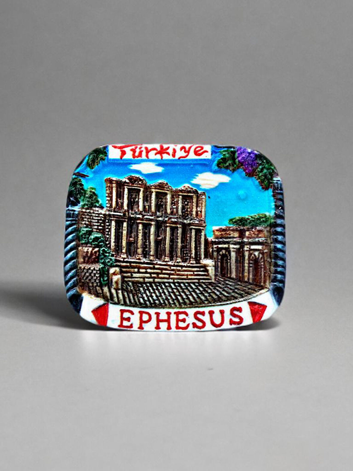 EPHESUS (EFES) Temalı Polyester Magnet 6,5cm x 6cm