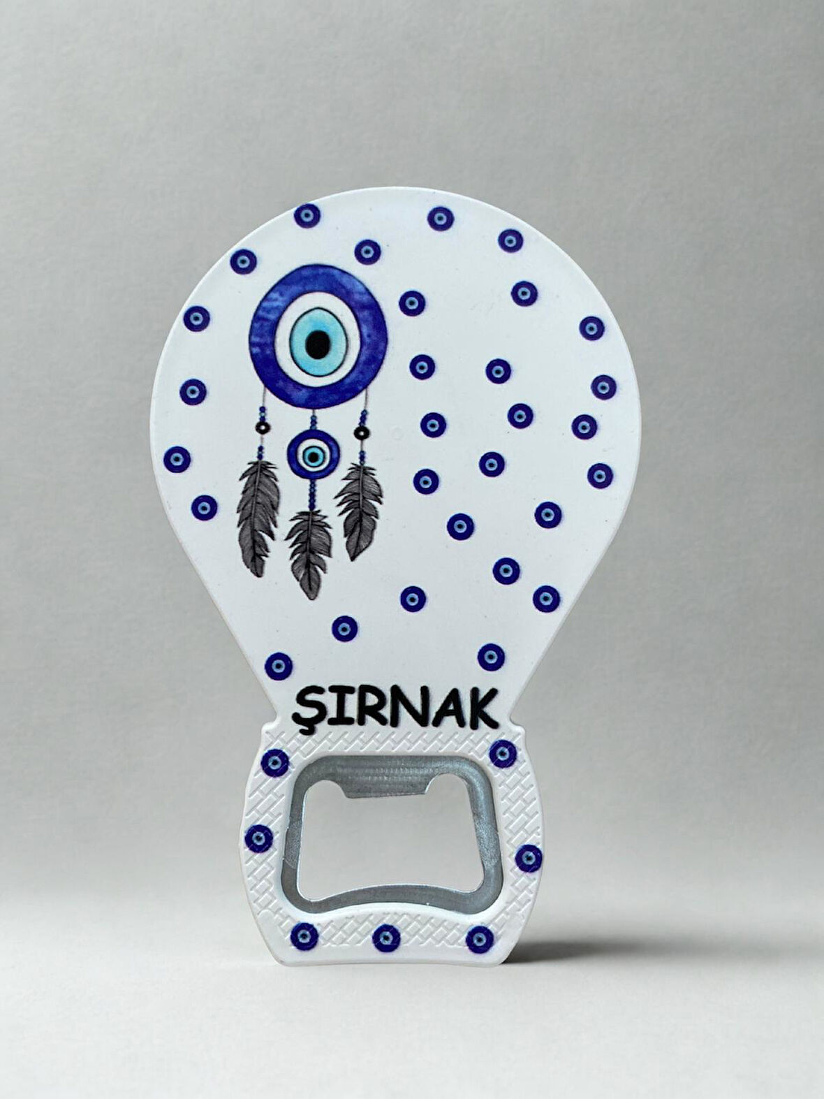 ŞIRNAK Temalı Nazar Baskılı Magnet Şişe Açacağı Buzdolabı Süsü (KOD:903)