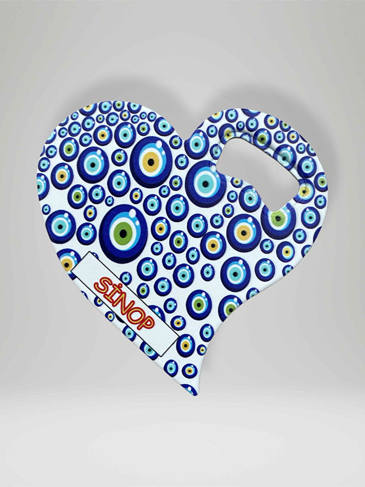 SİNOP Temalı Nazar Baskılı Magnet Şişe Açacağı Buzdolabı Süsü (KOD:916)