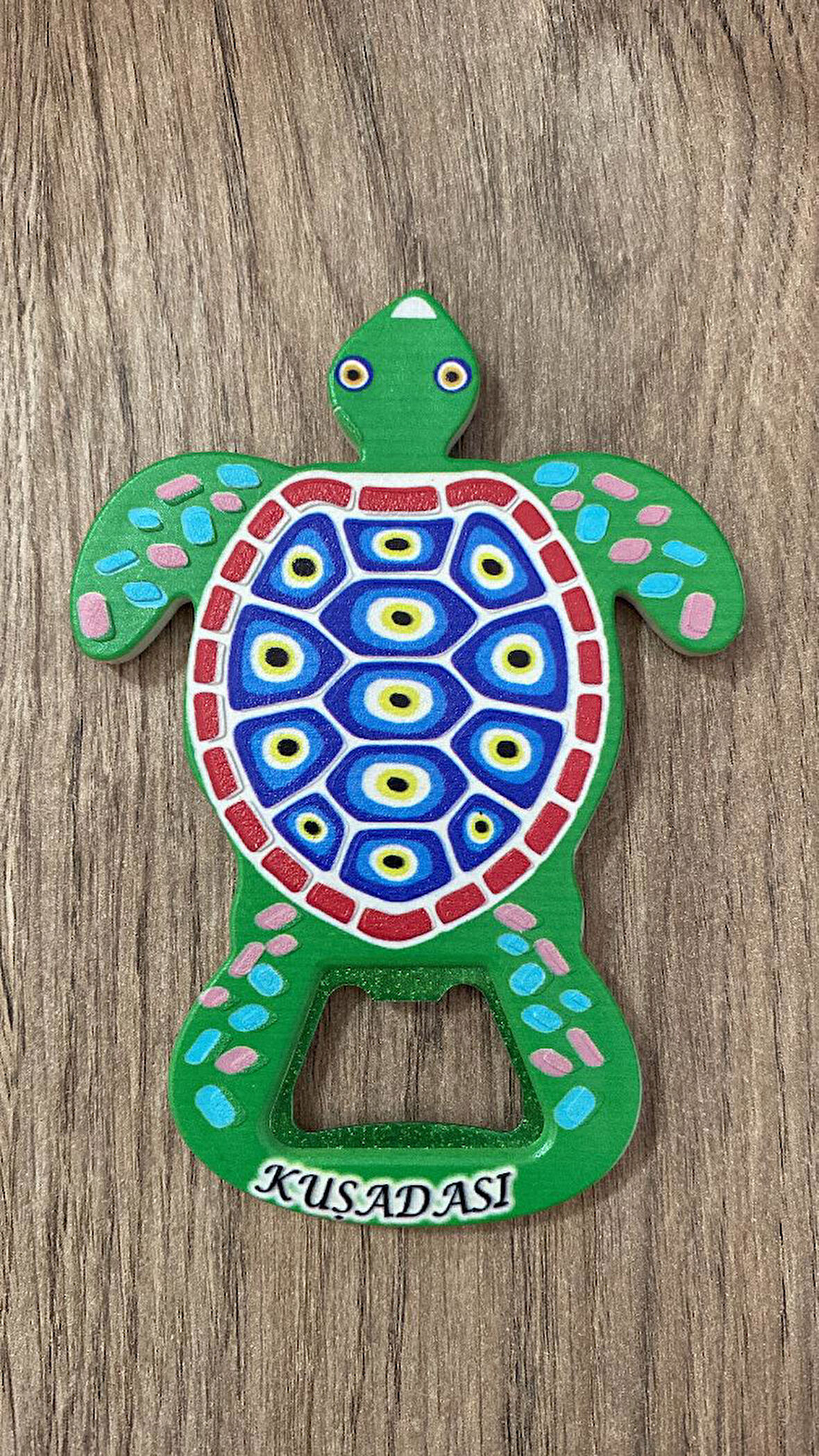 KUŞADASI Temalı Plastik Şişe Açacağı Magnet Buzdolabı Süsü Açacak (kod:925)