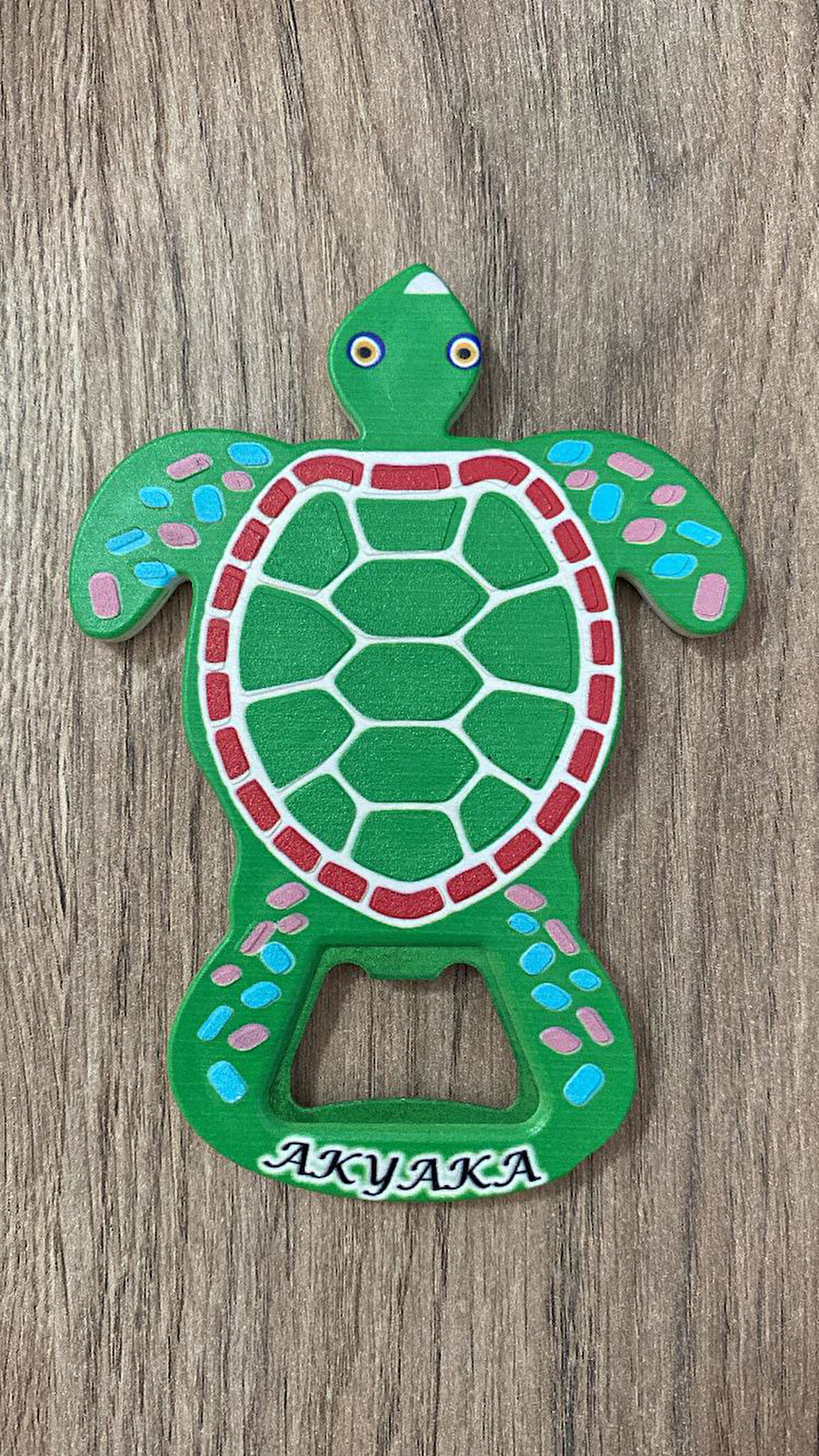 AKYAKA Temalı Plastik Şişe Açacağı Magnet Buzdolabı Süsü Açacak (kod:928)