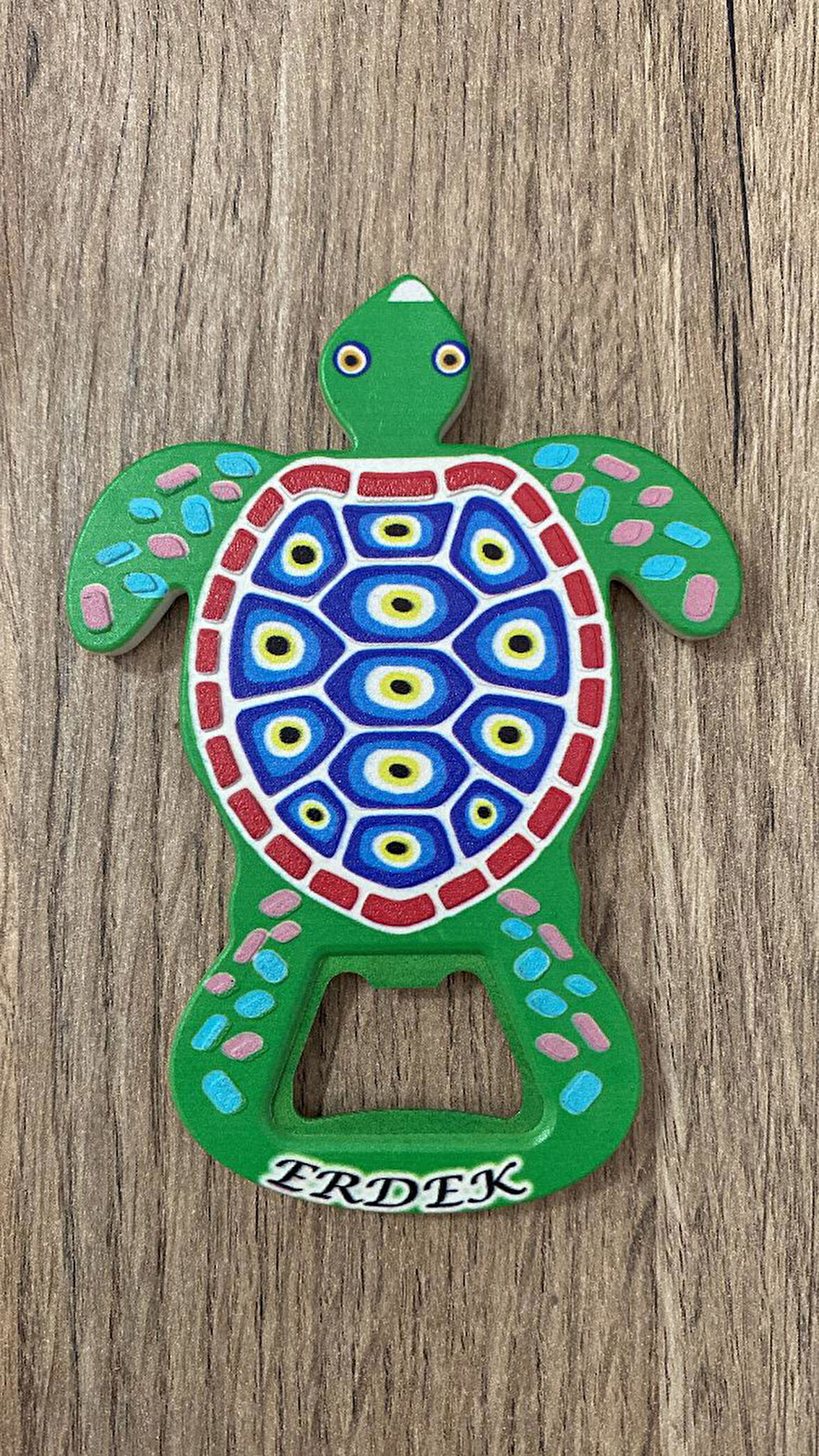 ERDEK Temalı Plastik Şişe Açacağı Magnet Buzdolabı Süsü Açacak (kod:935)