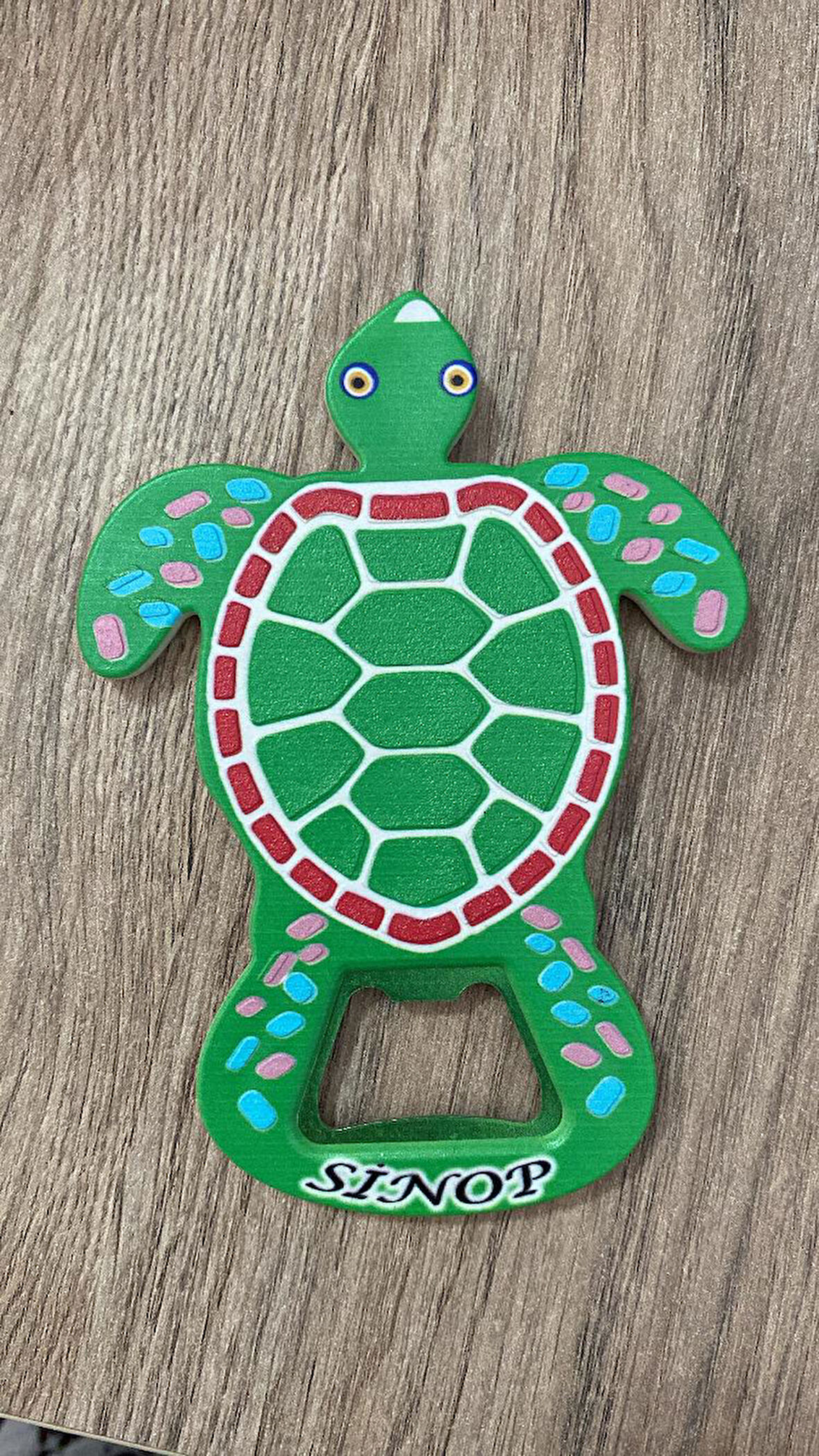 SİNOP Temalı Plastik Şişe Açacağı Magnet Buzdolabı Süsü Açacak (kod:936)