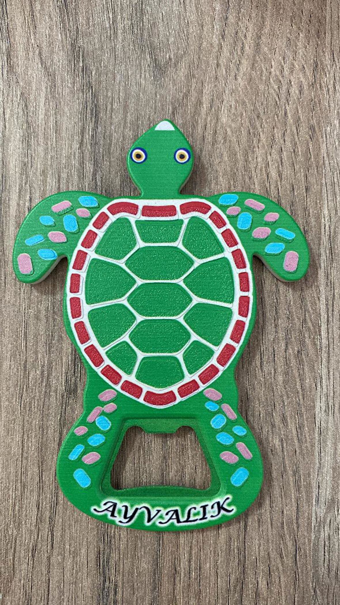 AYVALIK Temalı Plastik Açacak Magnet Buzdolabı Süsü Şişe Açacağı (kod:945)