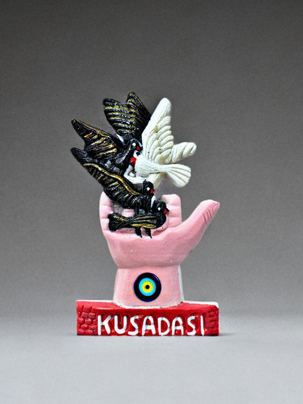 KUŞADASI Temalı (kod:950) Kabartmalı Polyester Magnet 5,5cm x 10cm