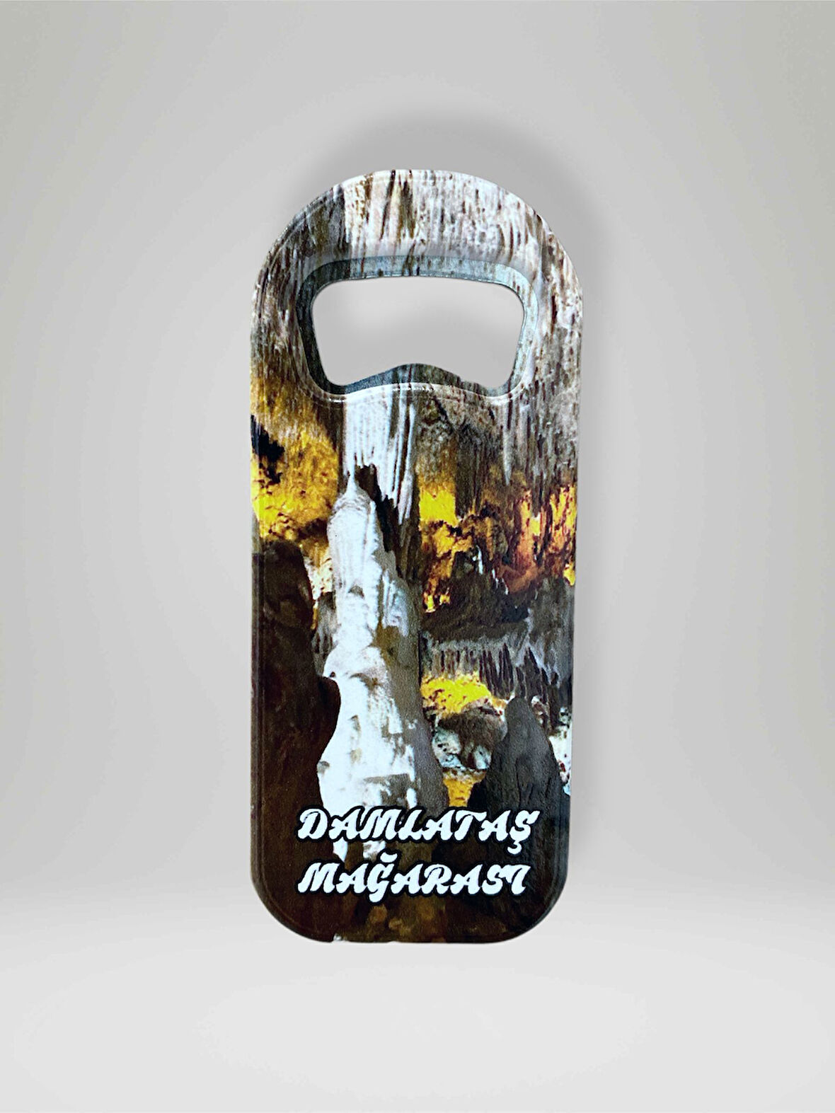 DAMLATAŞ MAĞARASI Temalı Plastik Şişe Açacağı Magnet Buzdolabı Süsü Açacak (kod:958)