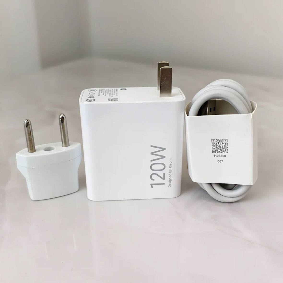 Poco F7 Ultra Uyumlu Şarj Aleti 120 Watt Amerikan Başlık + TR Dönüştürücü