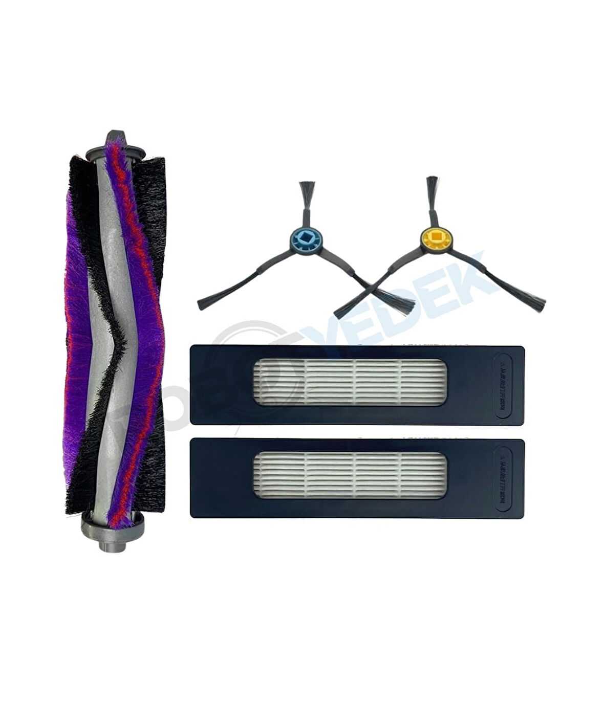 Midea M7 M7 Pro S8 Plus Uyumlu Yedek Fırça Filtre Seti-5 Parça