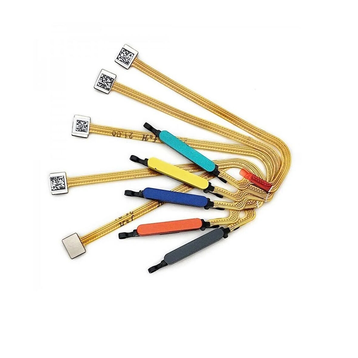 Pocophone M3 İle Uyumlu Tuş Parmak İzi Okuyucu Film Flex Sarı