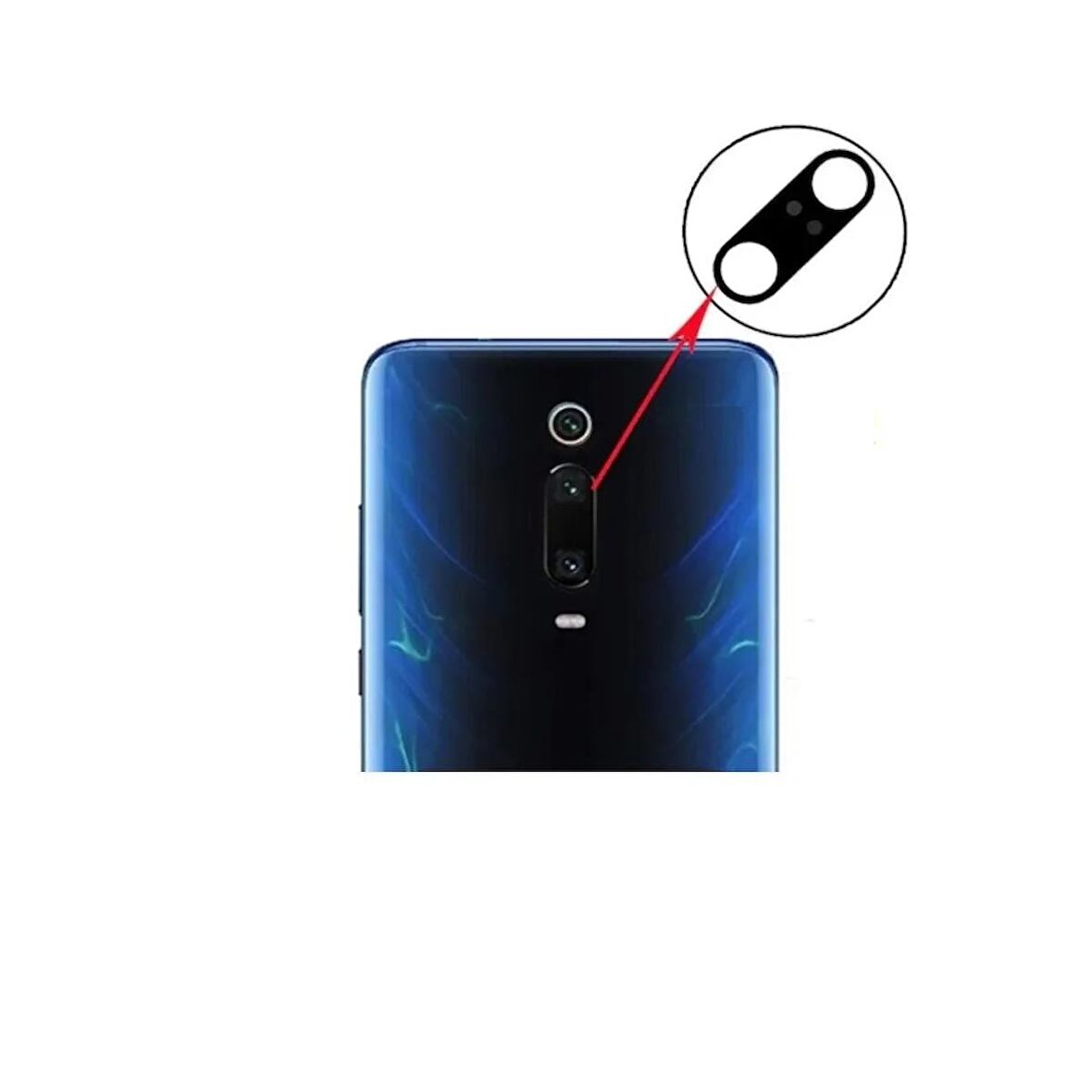 Xiaomi Mi 9T İle Uyumlu Kamera Camı