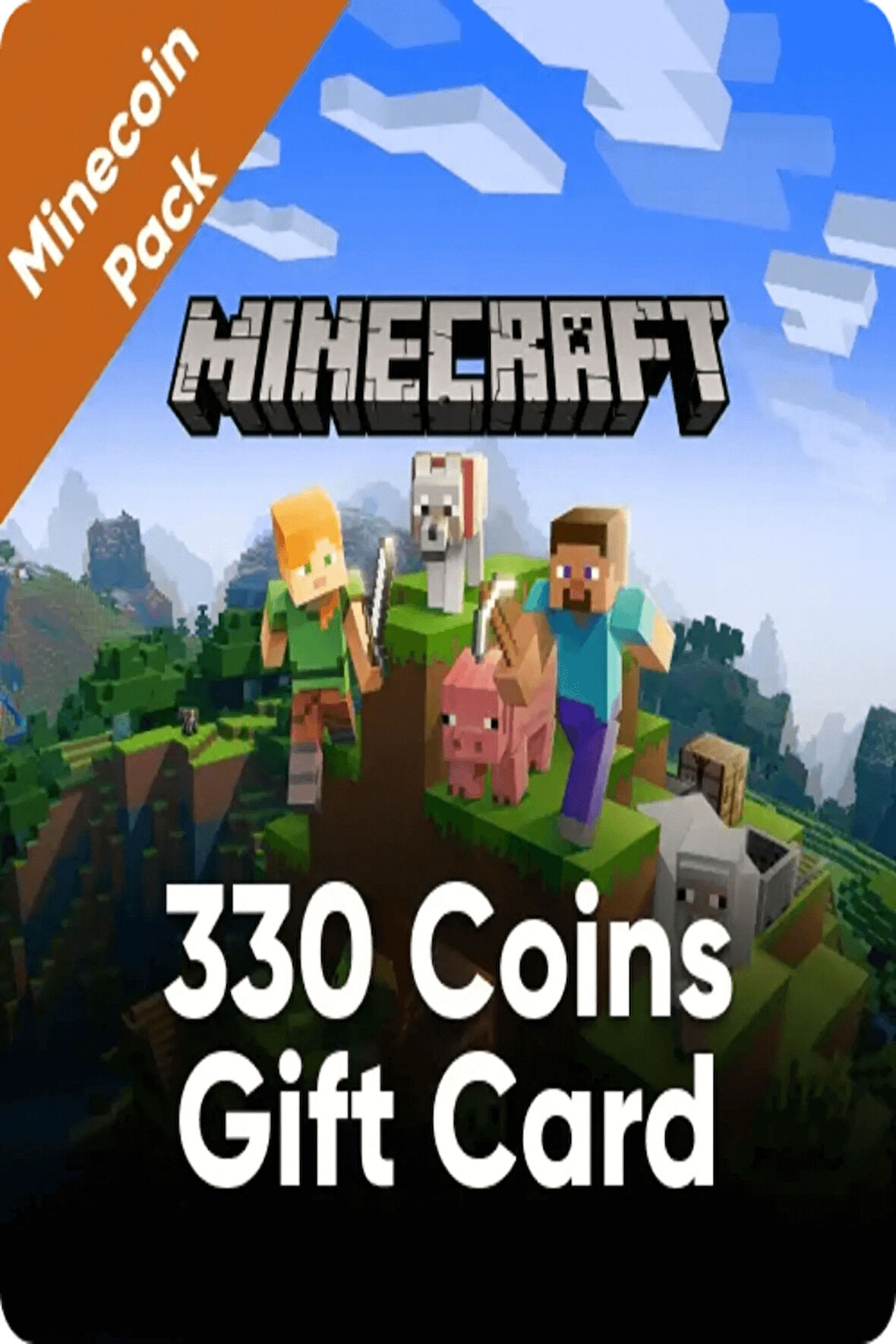 Minecraft Minecoin Pack 330 Coins Gift Card