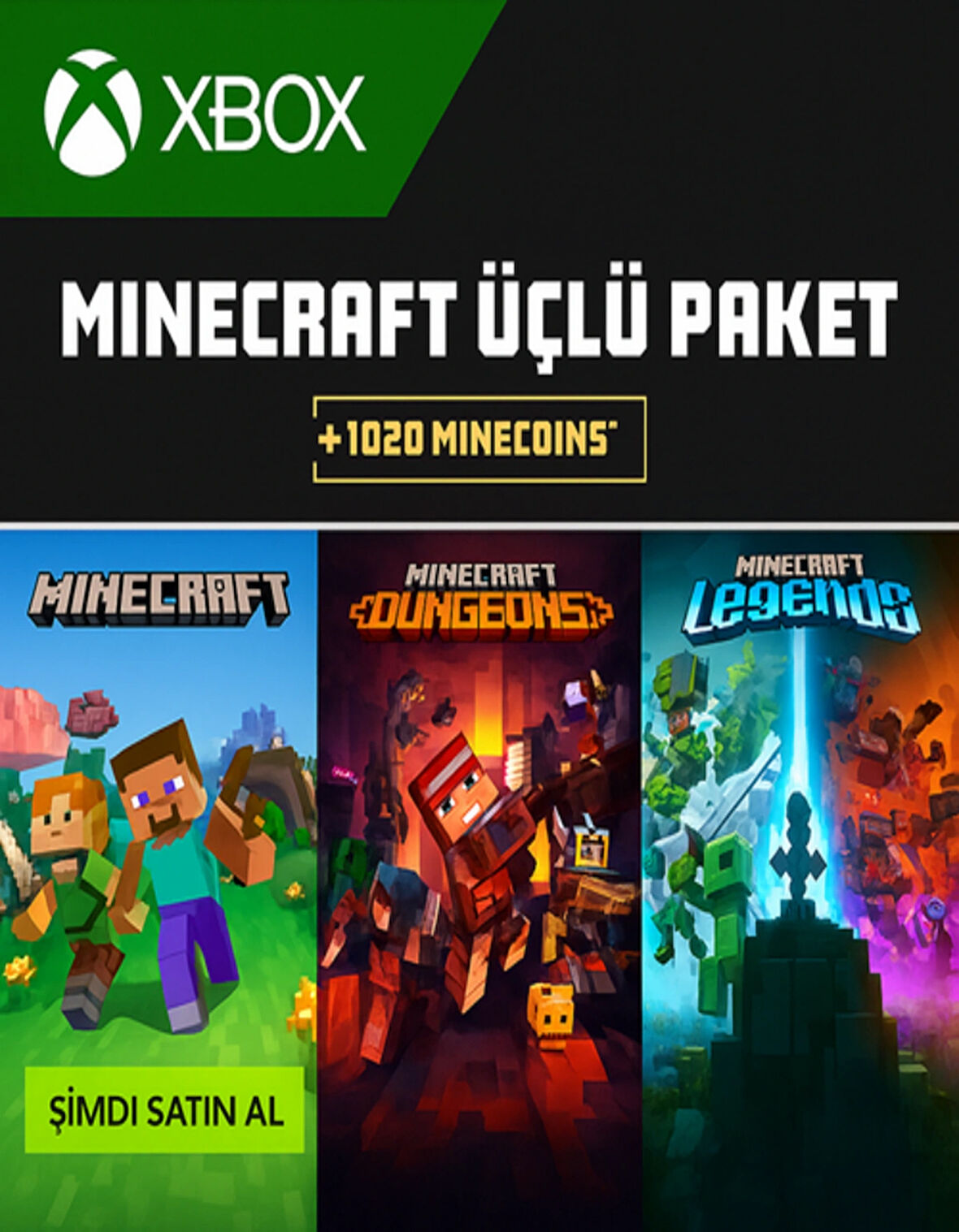 Minecraft Triple Bundle Xbox