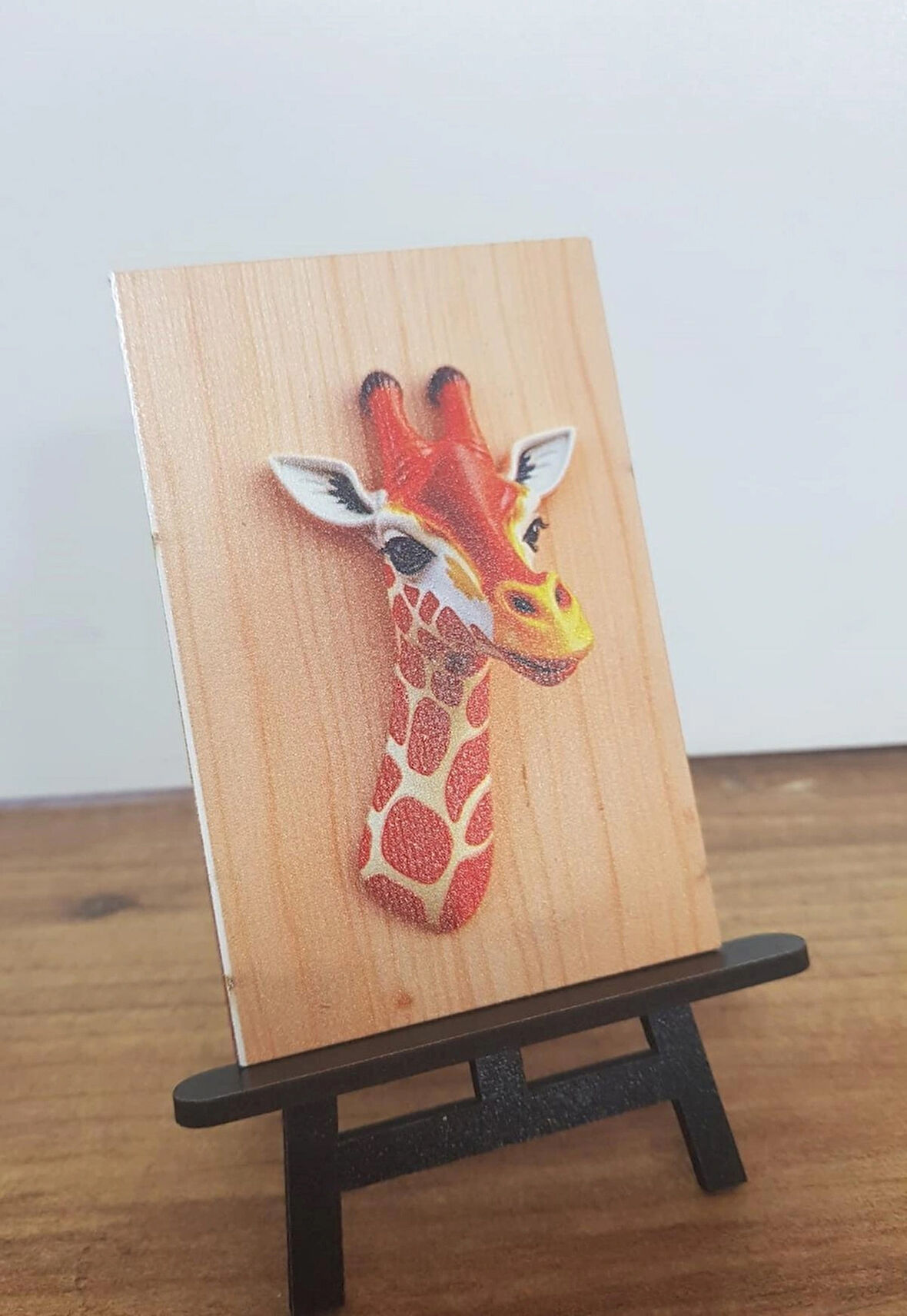 2 Adet Zürafa Mini Tablo
