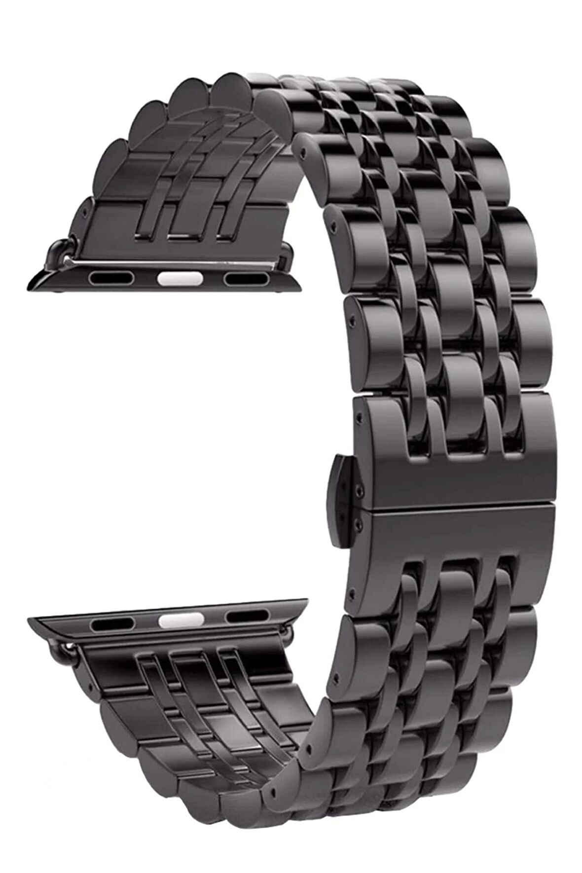 Watch 2 3 4 5 6 7 8 9 Se 38 40 41mm Uyumlu Steel Çelik Kordon Black 