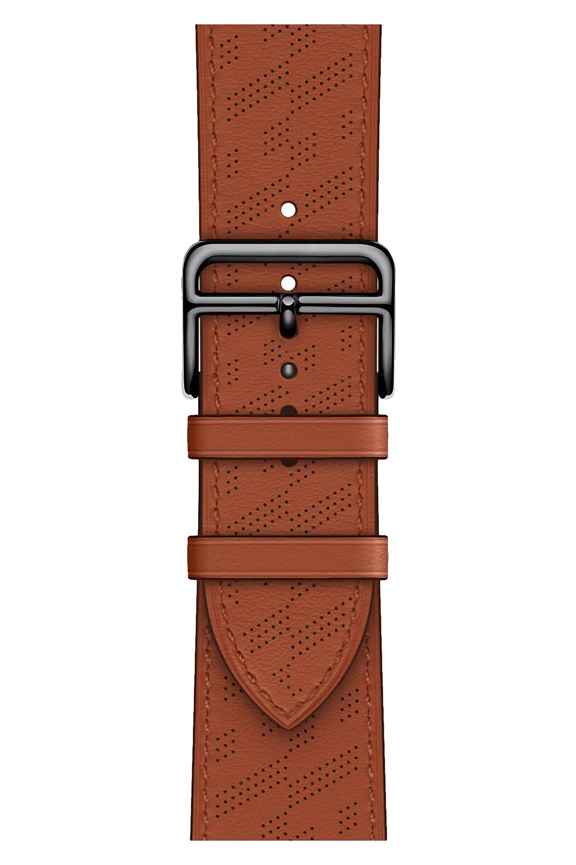 Watch 2 3 4 5 6 7 8 9 Se 38 40 41mm Uyumlu Hole Leather Kordon Rust