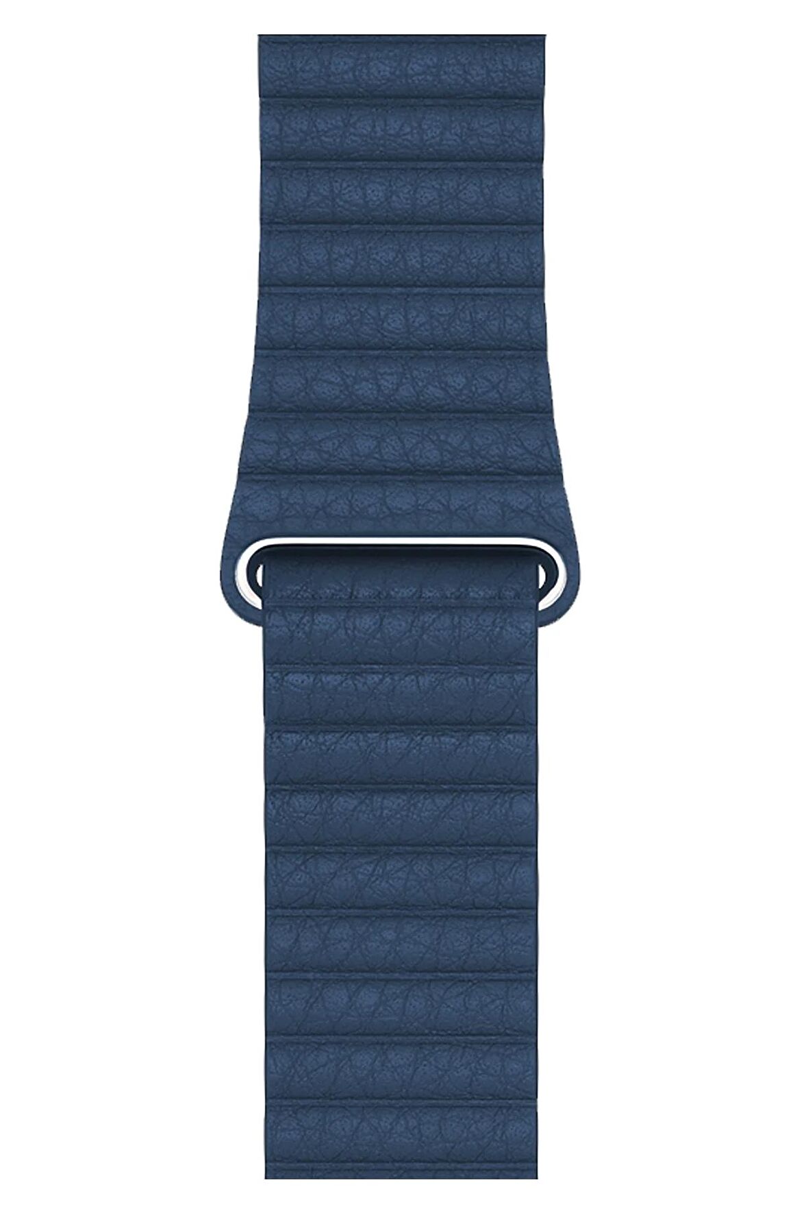Watch 2 3 4 5 6 7 8 9 Se 38 40 41mm Uyumlu Klasik Deri Kordon Lacivert