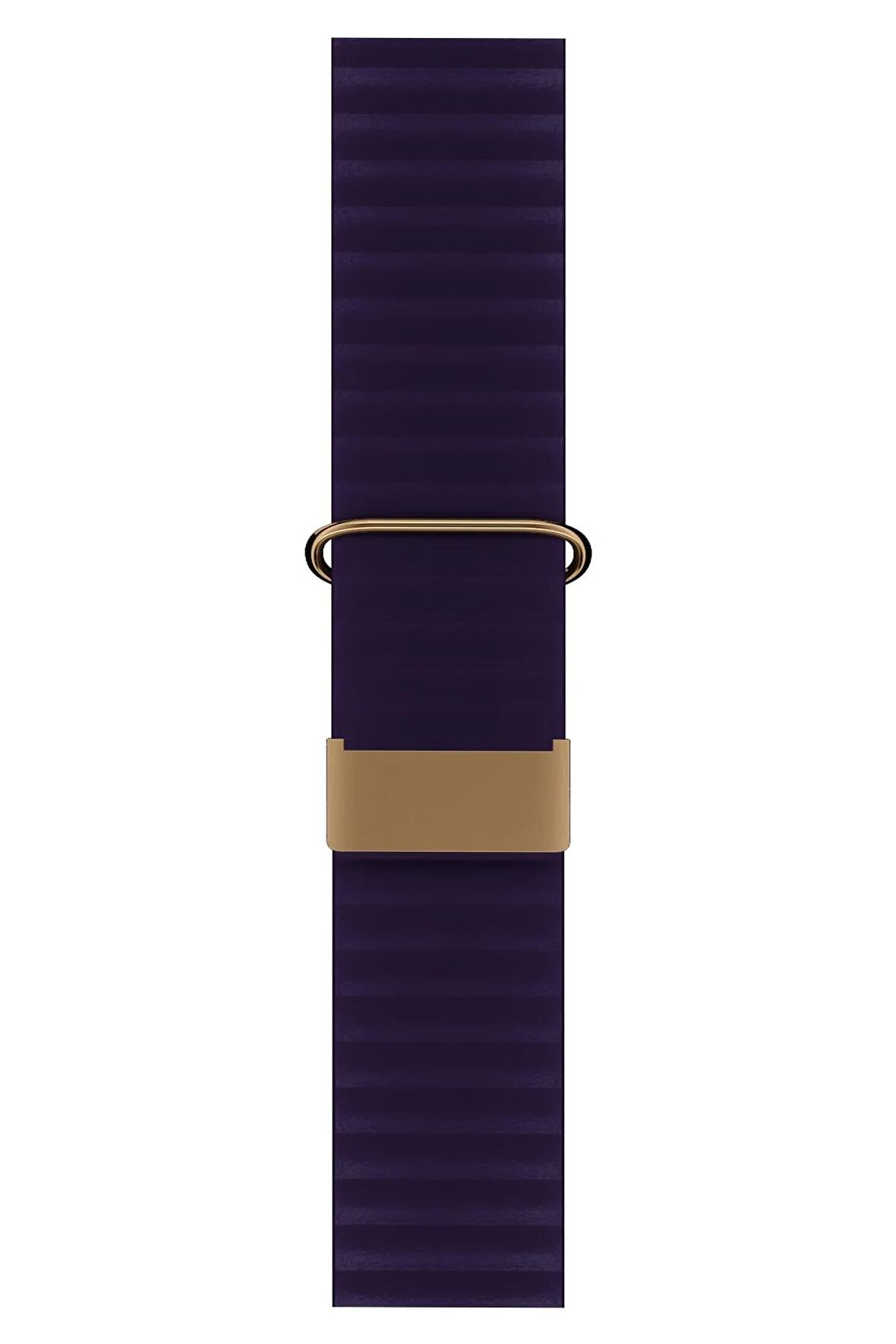 Watch 2 3 4 5 6 7 8 9 Se 38 40 41mm Uyumlu Mıknatıslı Deri Kordon Mor