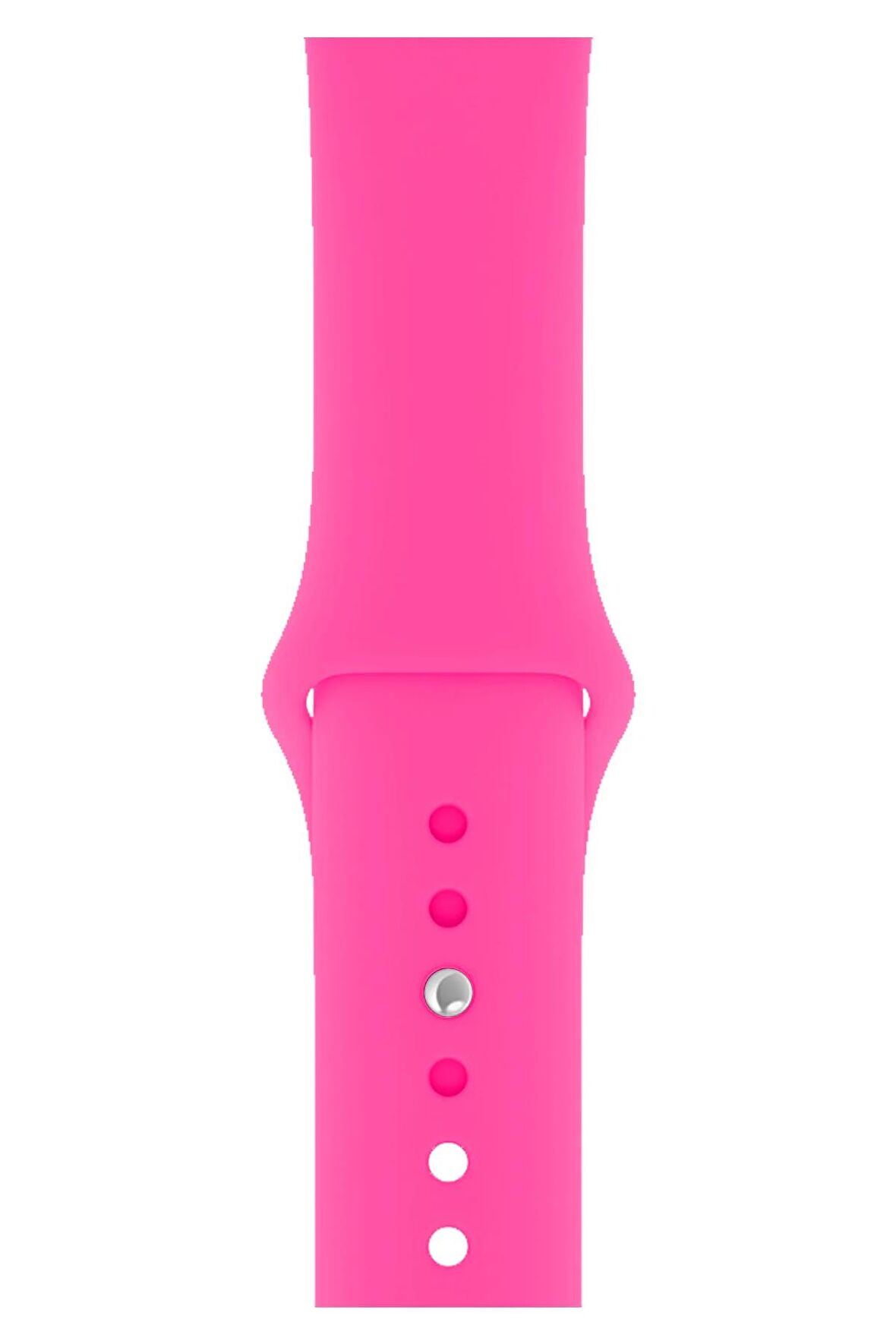 Watch 2 3 4 5 6 7 8 9 Se 42 44 45 49mm Uyumlu Spor Silikon Kordon Şeker Pembe 