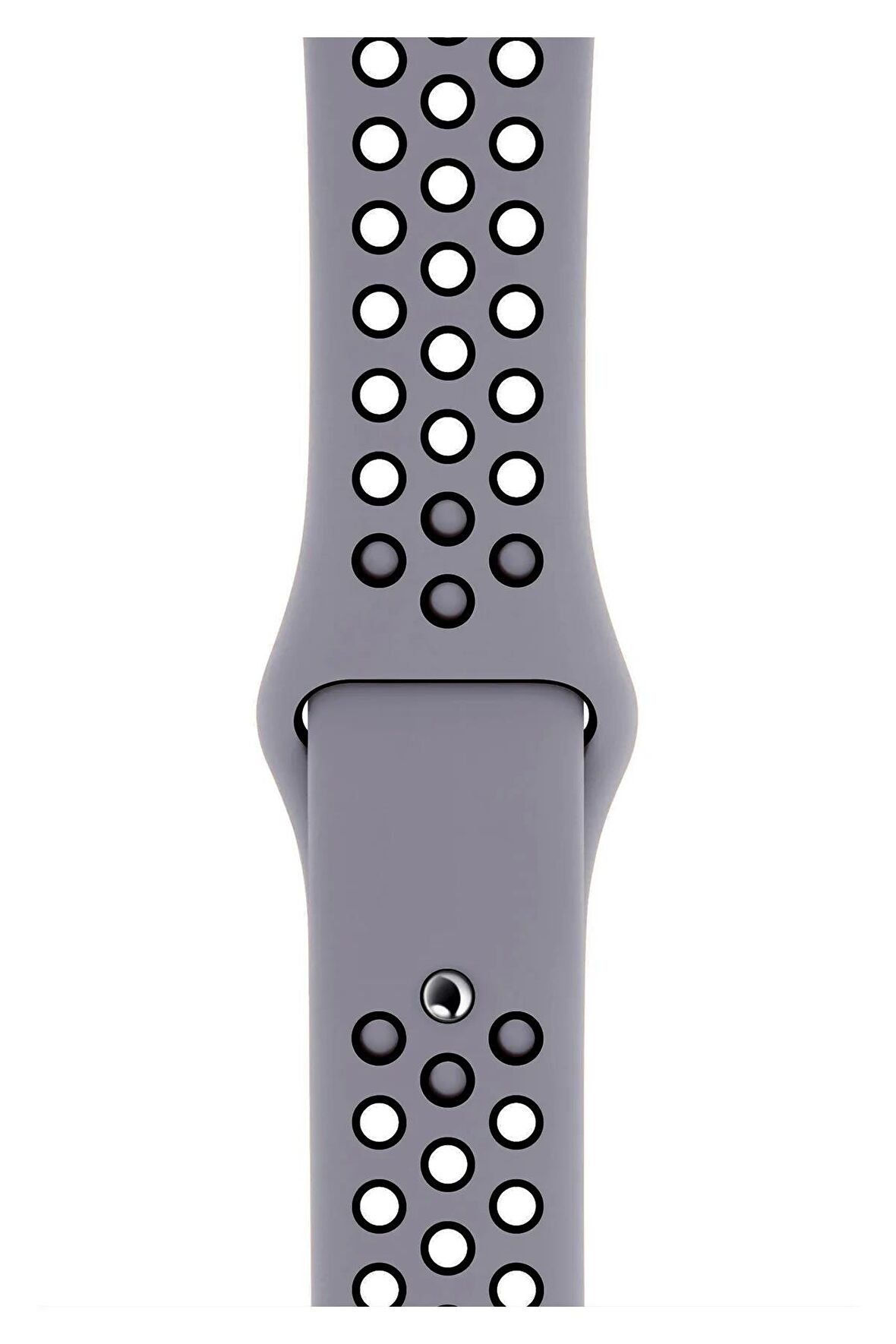 Watch 2 3 4 5 6 7 8 9 Se 42 44 45 49mm Uyumlu Delikli Spor Silikon Kordon Grayn 