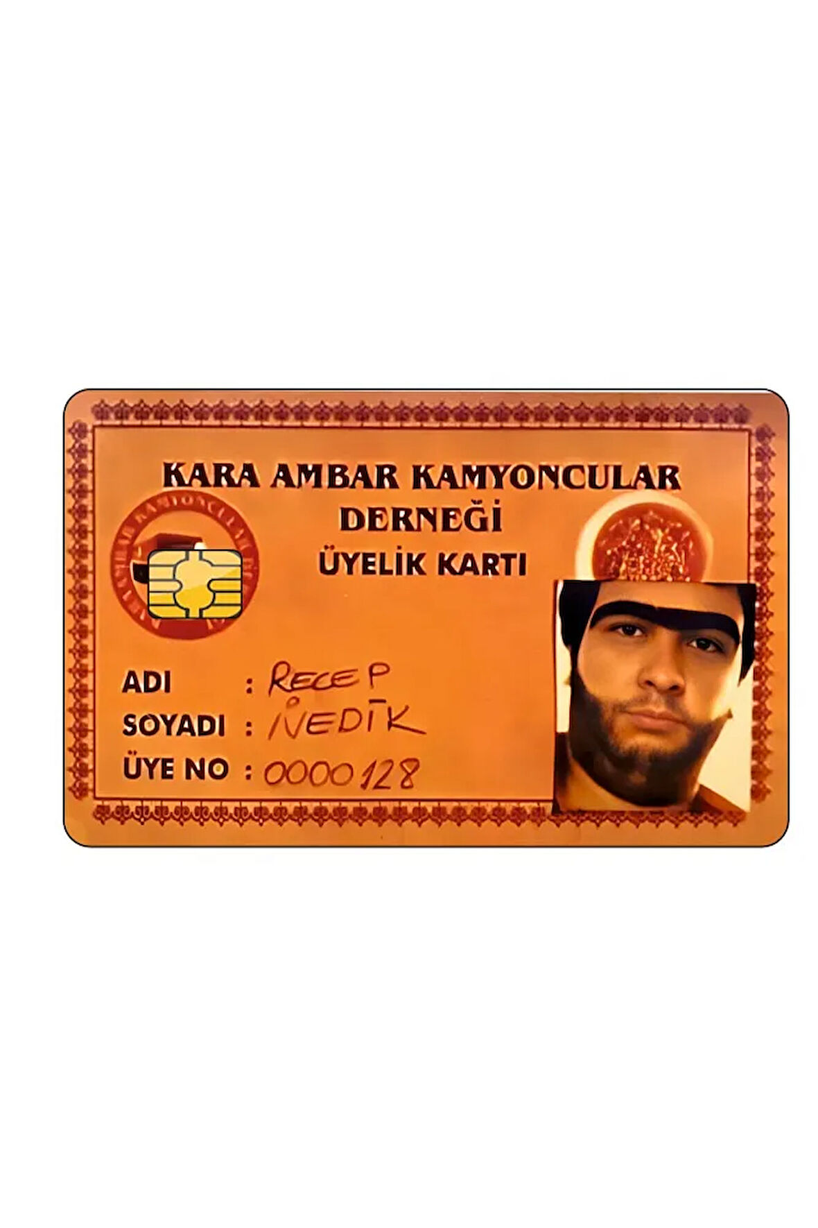 Kara Ambar Kamyoncular Derneği Kredi Kartı Kaplama & Sticker