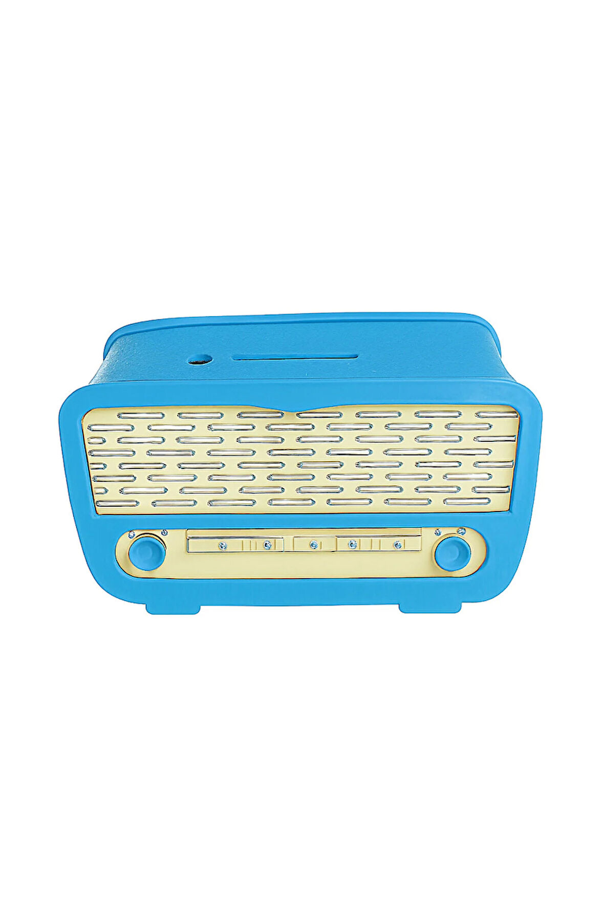 Radyo Kumbara - Ceviz Ağaçı Işleme - Mavi