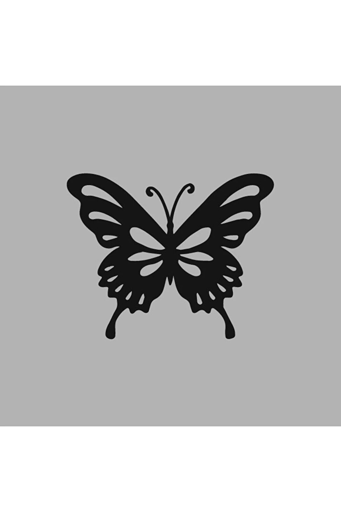 Ahşap İşleme Duvar Süsü- Kelebek - 50 Cm X 30 Cm