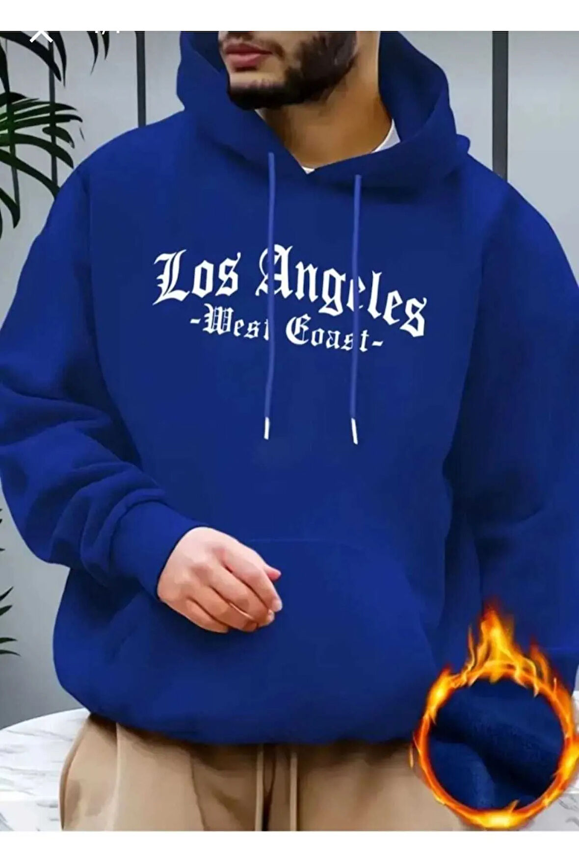 malkoçbey los angeles baskılı oversize unisex sweatşhirt