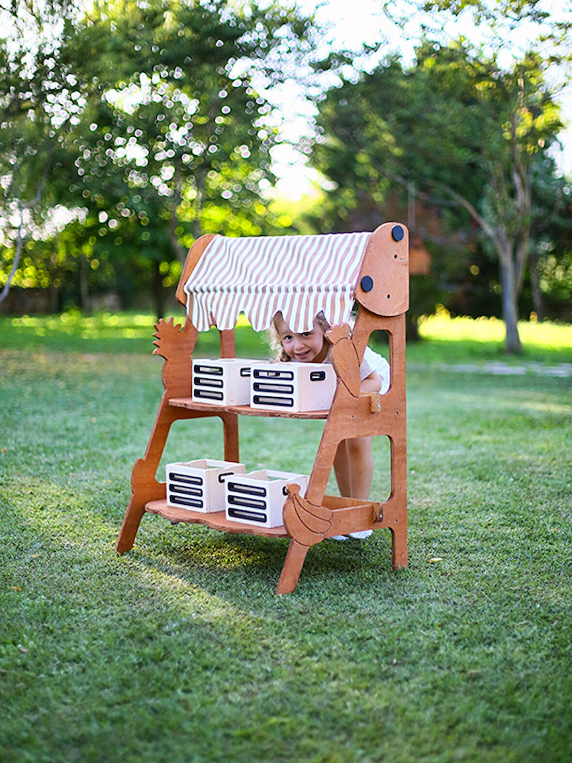 MANDU Ahşap Çocuk Manav Tezgâhı