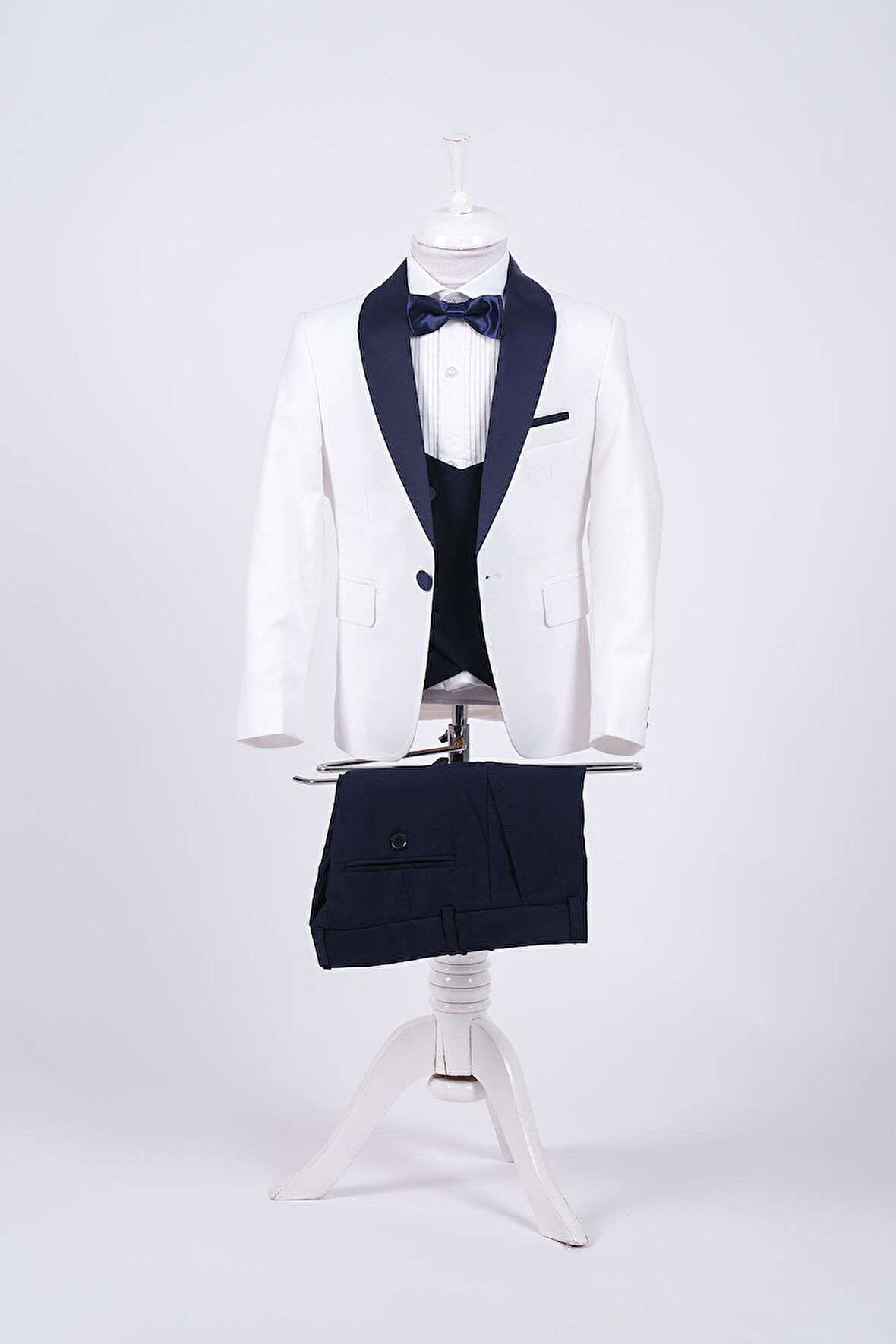 Doctor Junior Erkek Çocuk Smokin Takım Elbise Slim Fit / Gömleksiz