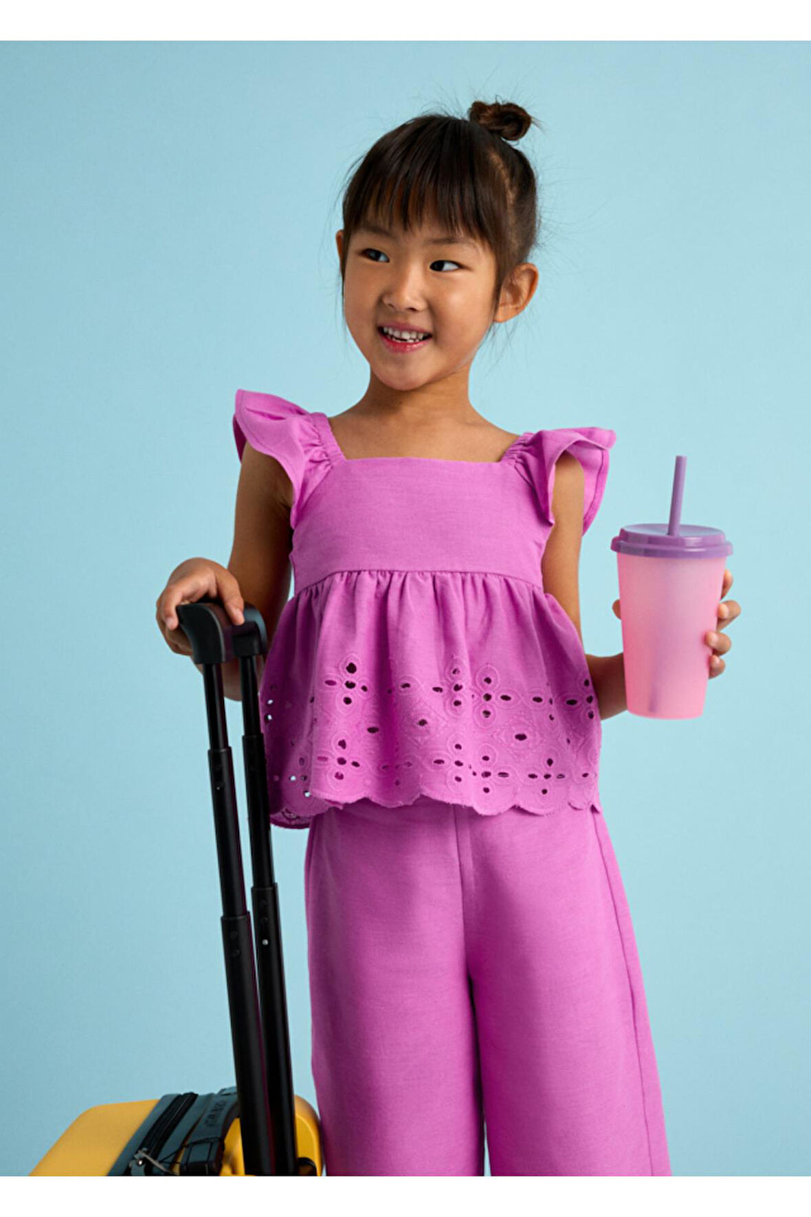 Mayoral Bordürlü Kız Çocuk Pantolonlu Takım_mnvs3561