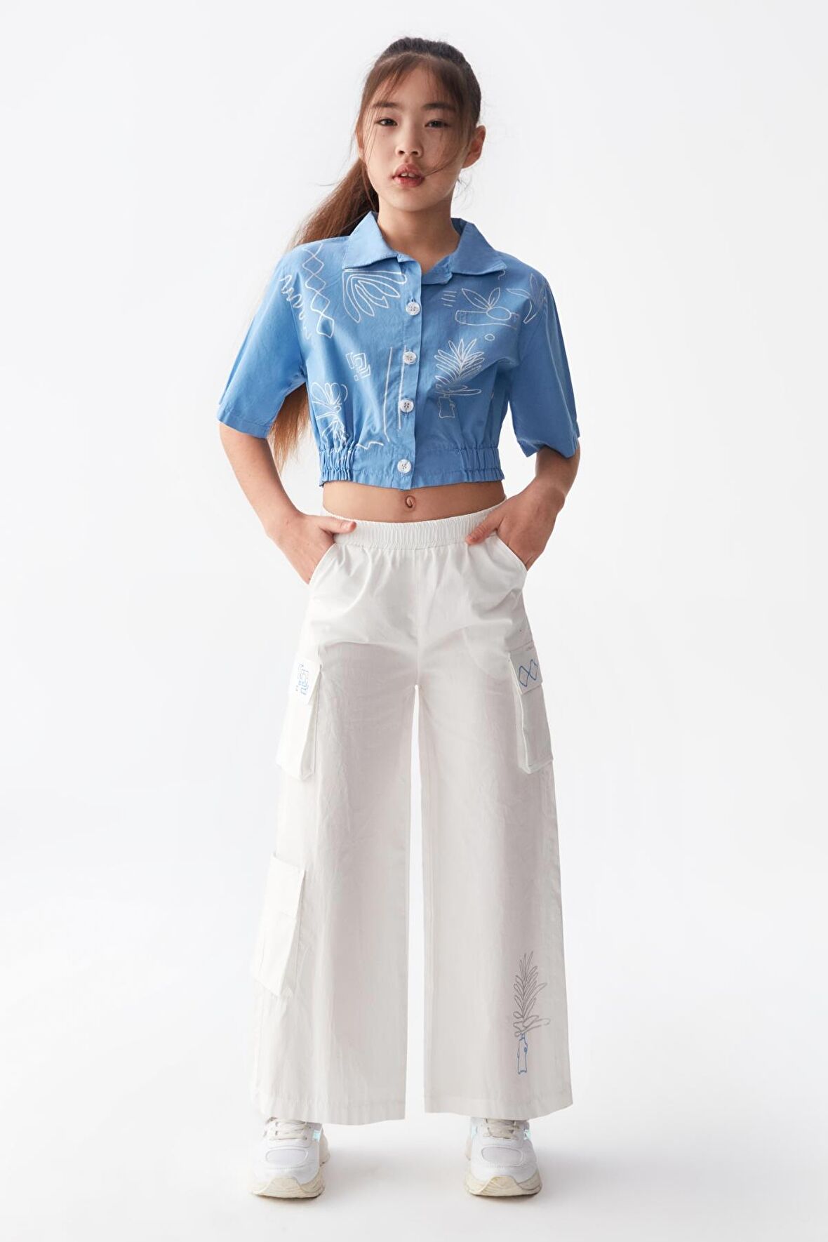 Nk Kids Sartorini 2'li Kız Çocuk Gömlekli Takım